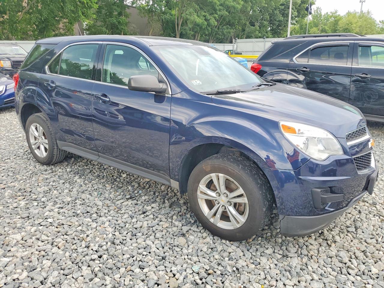 2015 Chevrolet Equinox Ls Blue vin: 2GNALAEK1F1137111