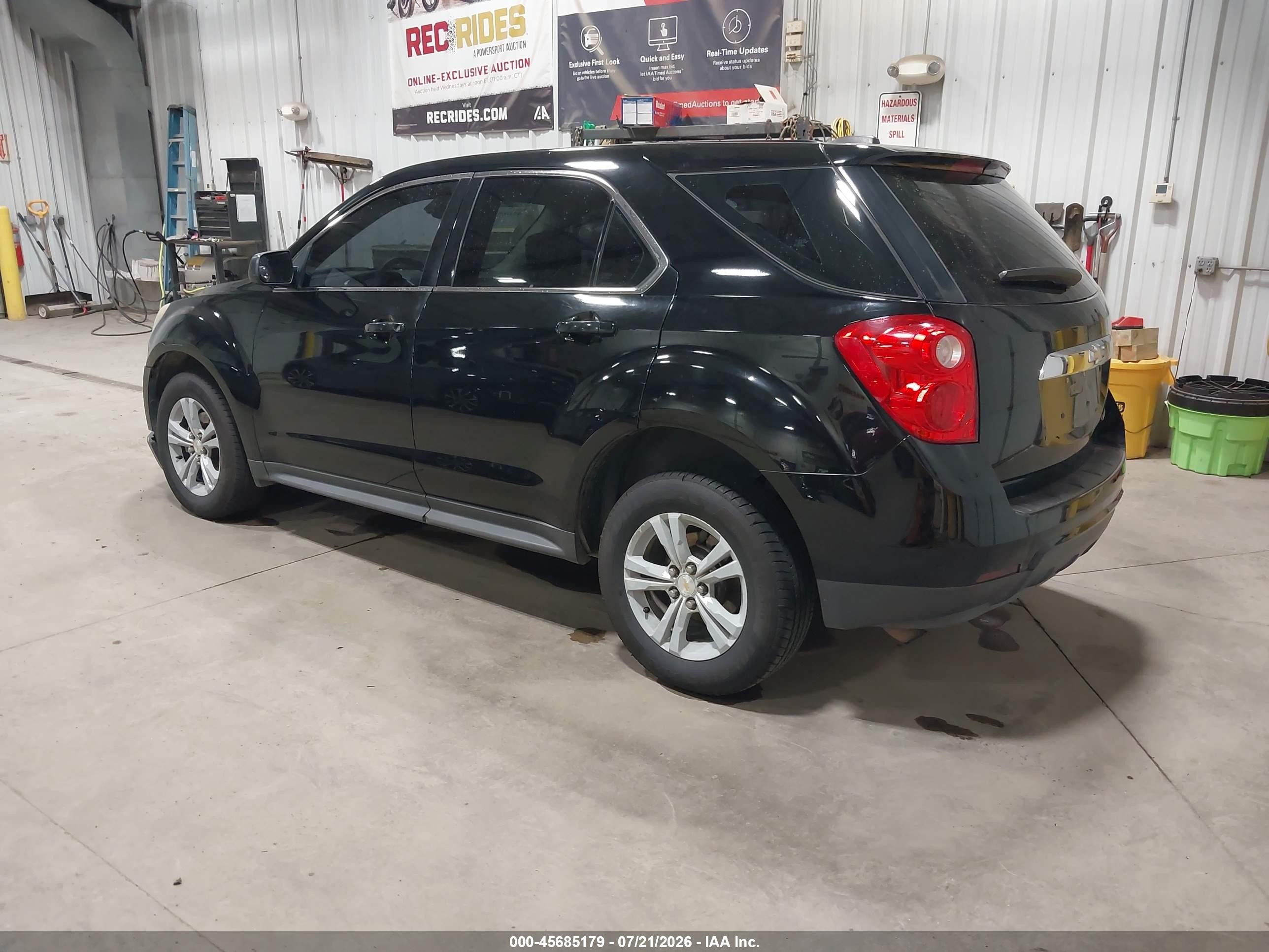 2015 Chevrolet Equinox Ls Black vin: 2GNALAEK1F1157343