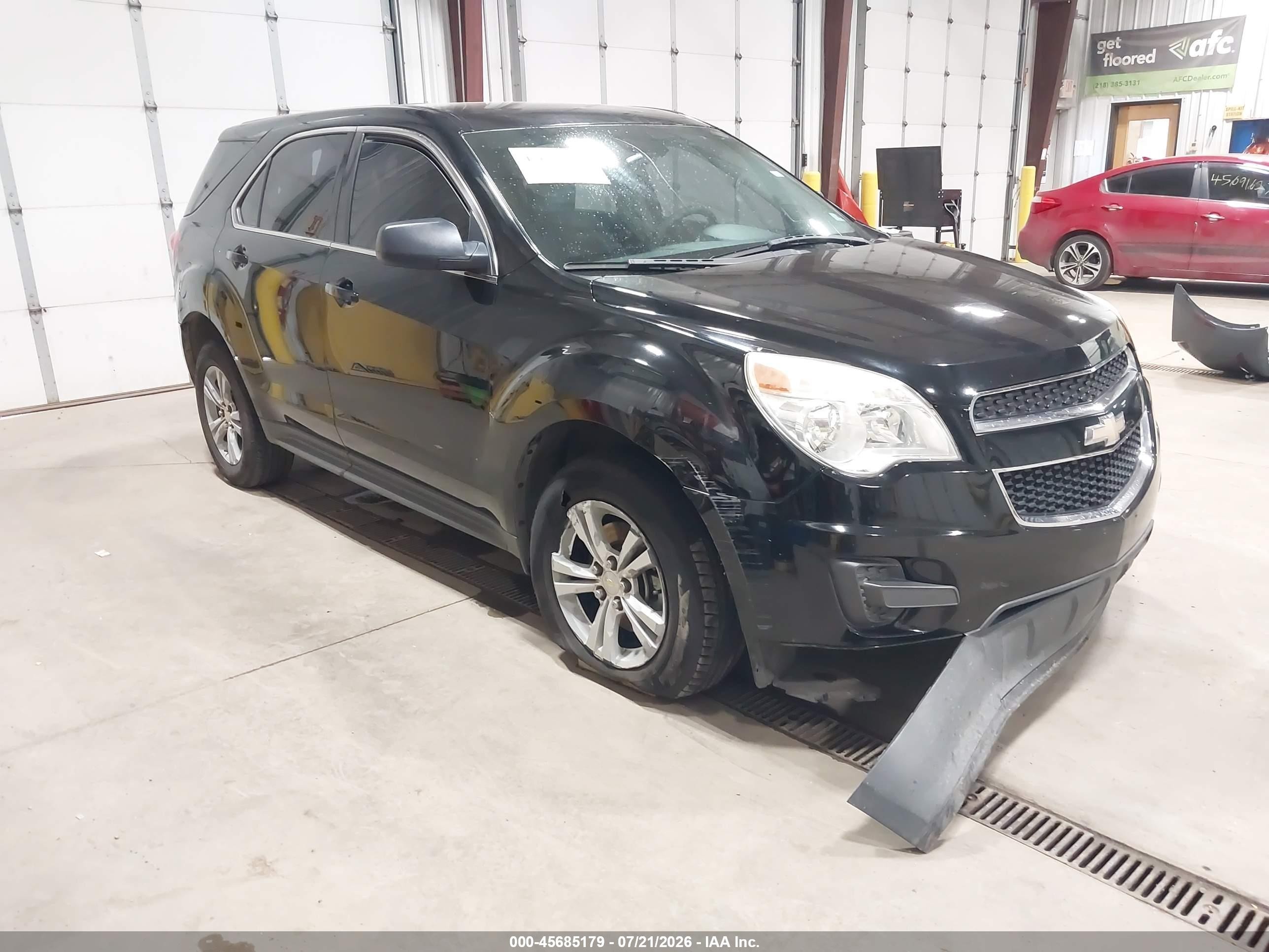 2015 Chevrolet Equinox Ls Black vin: 2GNALAEK1F1157343