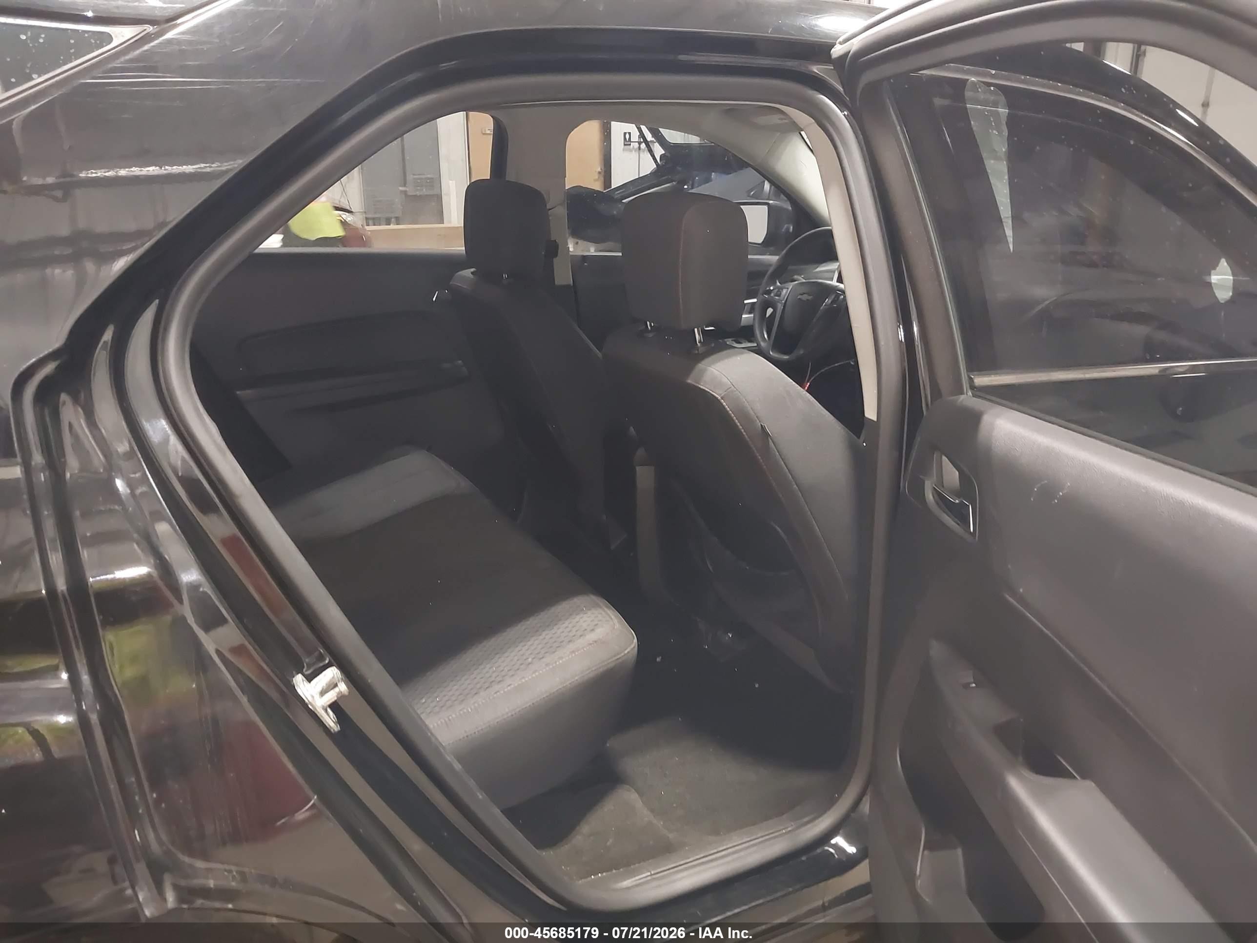 2015 Chevrolet Equinox Ls Black vin: 2GNALAEK1F1157343