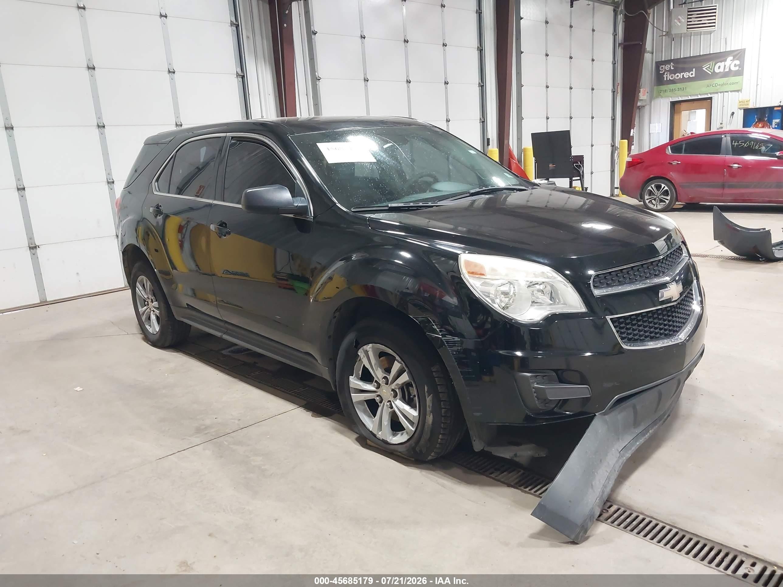 2015 Chevrolet Equinox Ls Black vin: 2GNALAEK1F1157343
