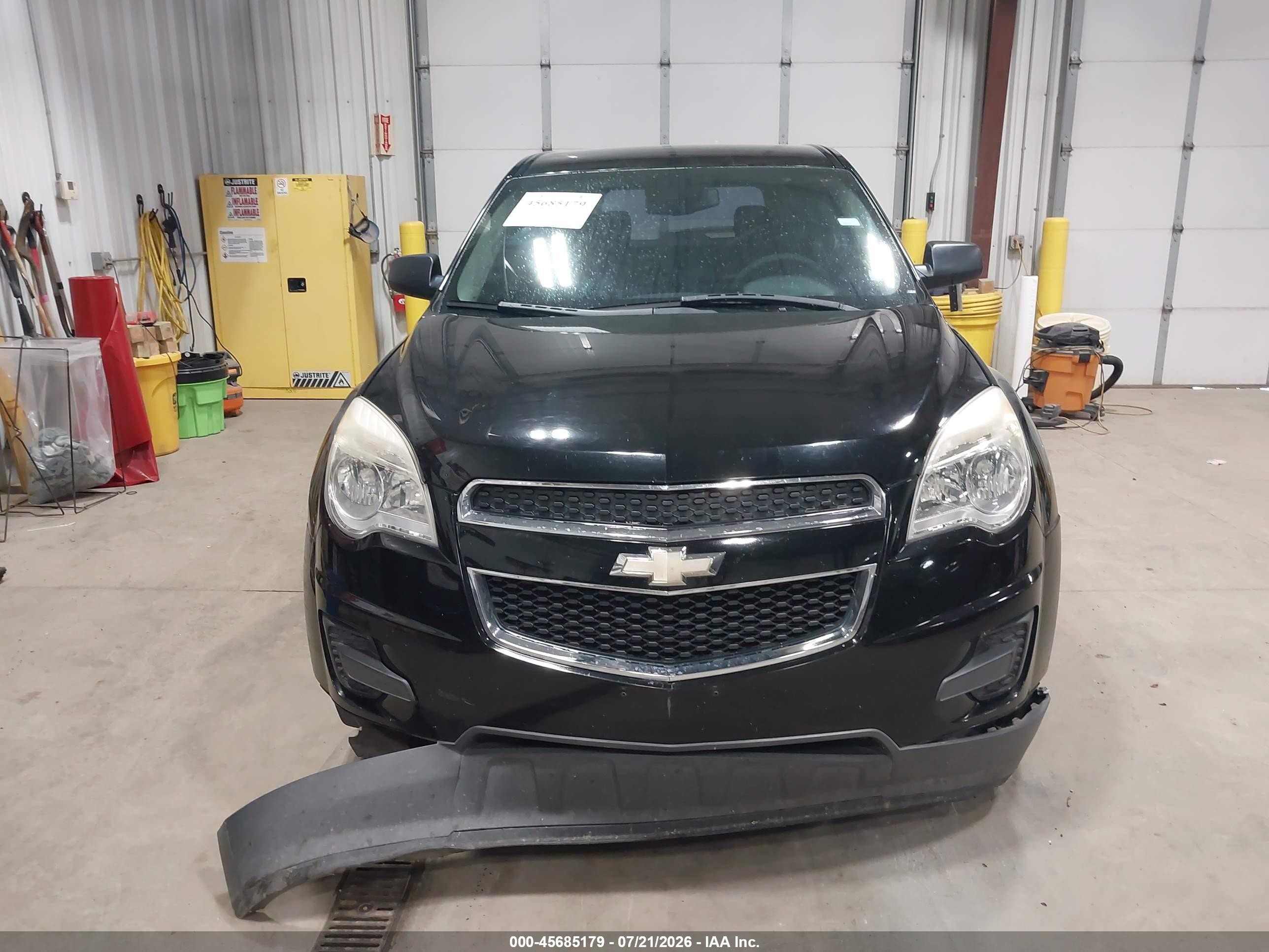 2015 Chevrolet Equinox Ls Black vin: 2GNALAEK1F1157343