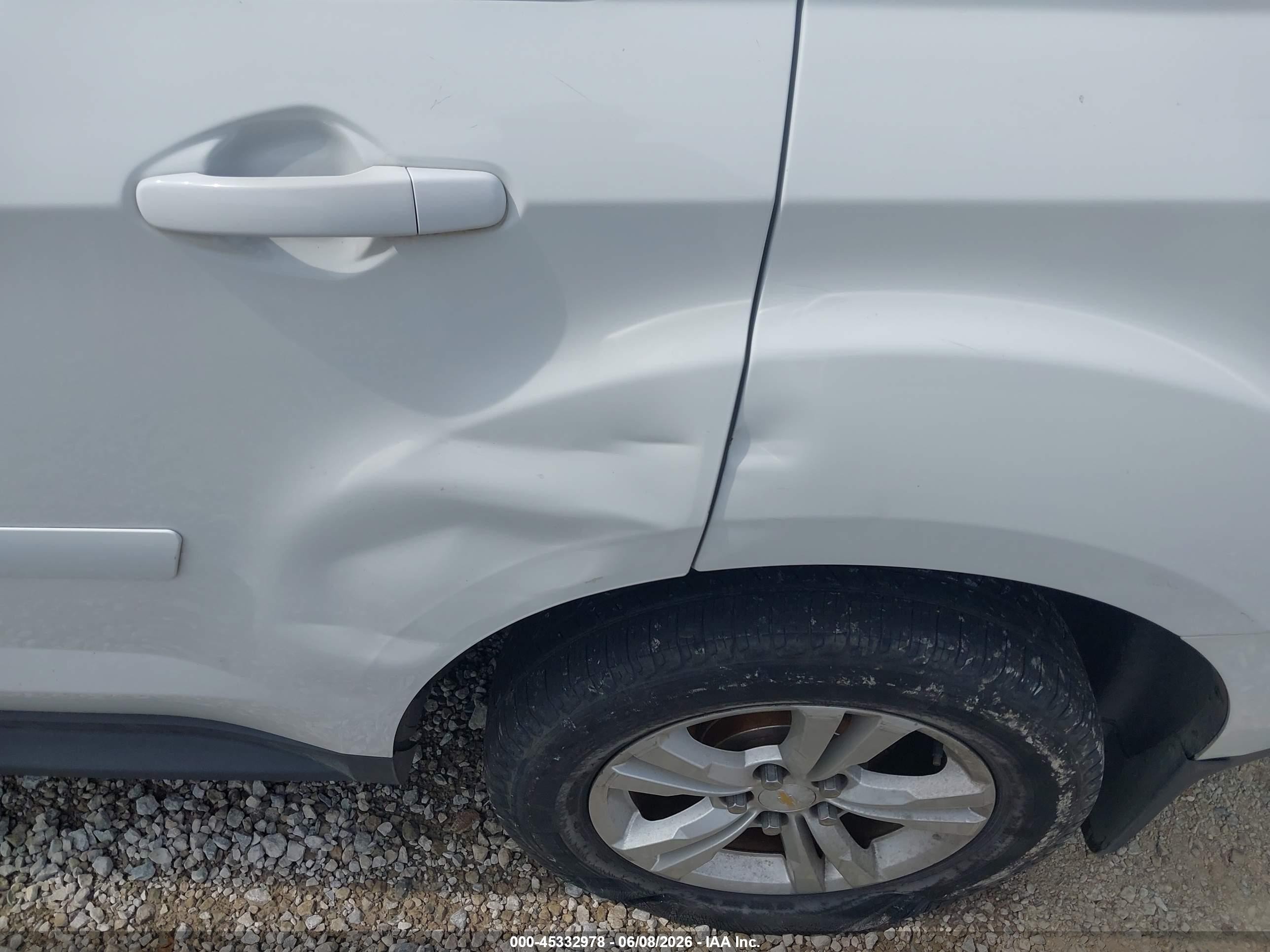 2015 Chevrolet Equinox Ls White vin: 2GNALAEK1F1162560