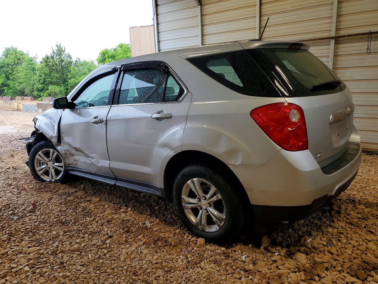 2015 Chevrolet Equinox Ls Silver vin: 2GNALAEK1F6102202