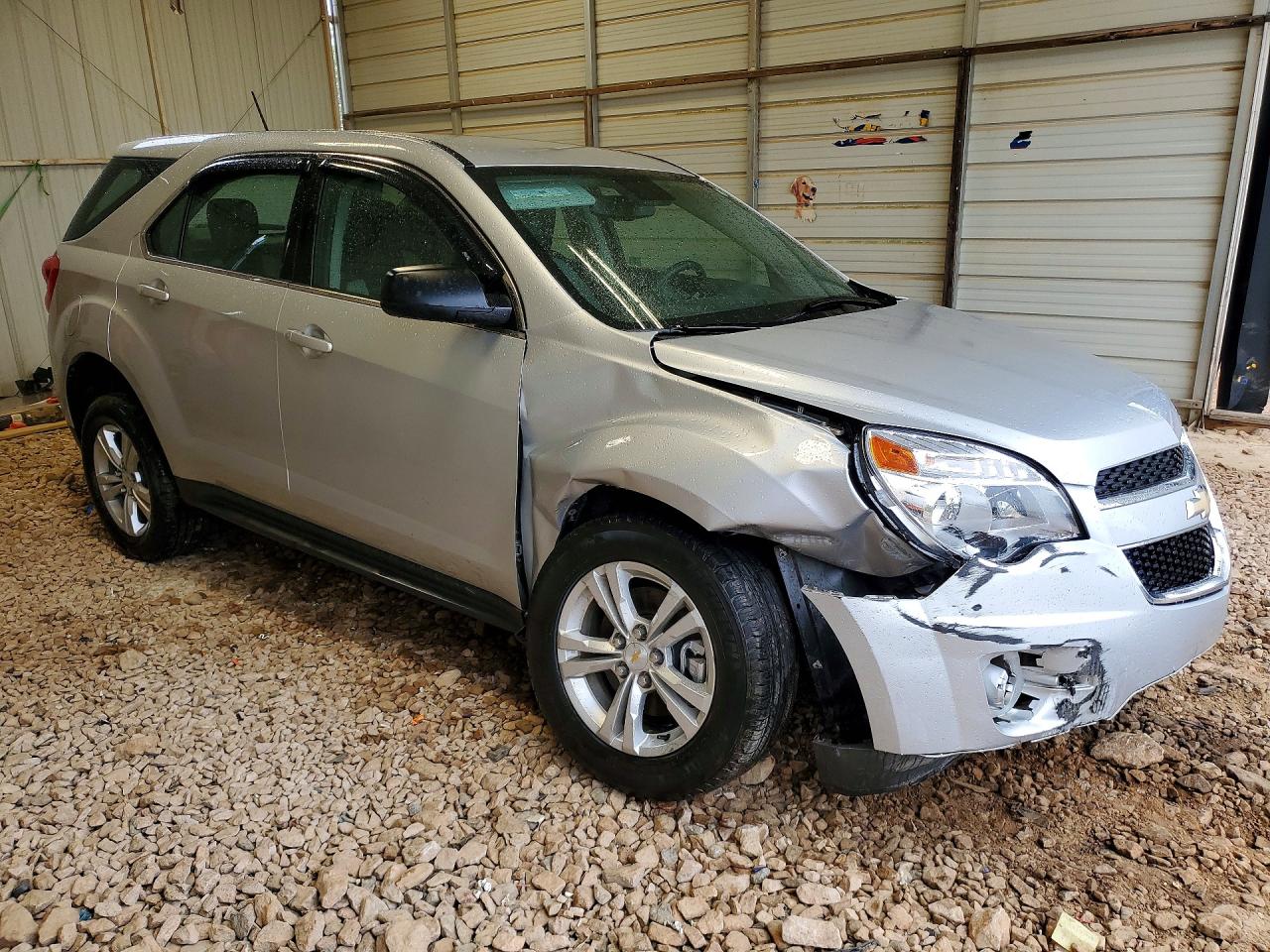 2015 Chevrolet Equinox Ls Silver vin: 2GNALAEK1F6102202