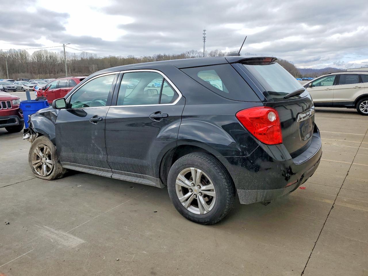 2015 Chevrolet Equinox Ls Black vin: 2GNALAEK1F6103737