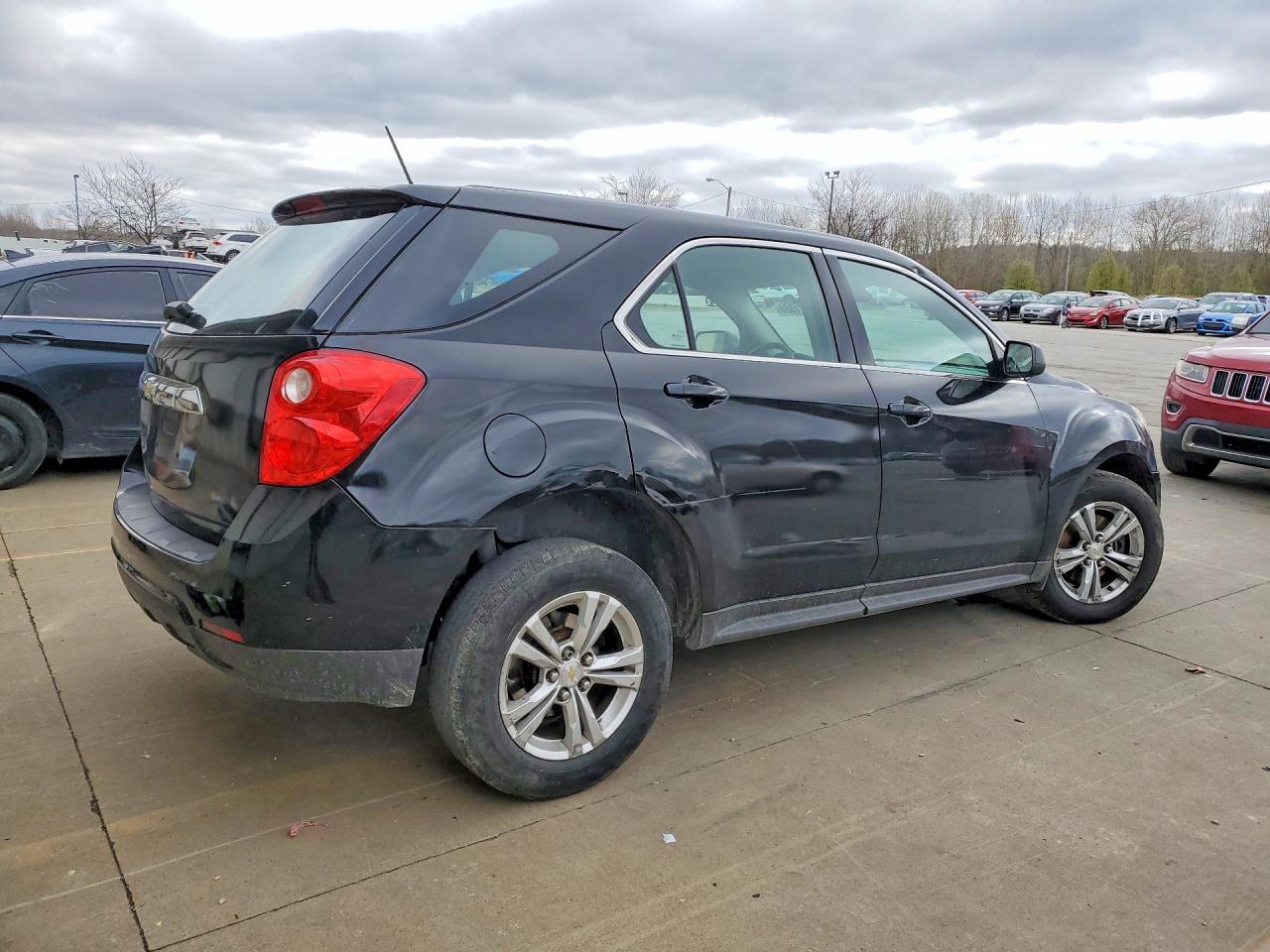 2015 Chevrolet Equinox Ls Black vin: 2GNALAEK1F6103737