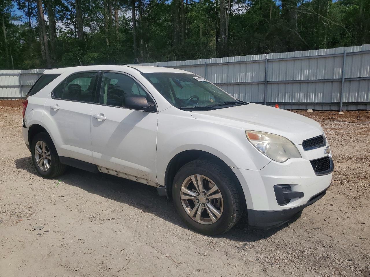 2015 Chevrolet Equinox Ls White vin: 2GNALAEK1F6104175