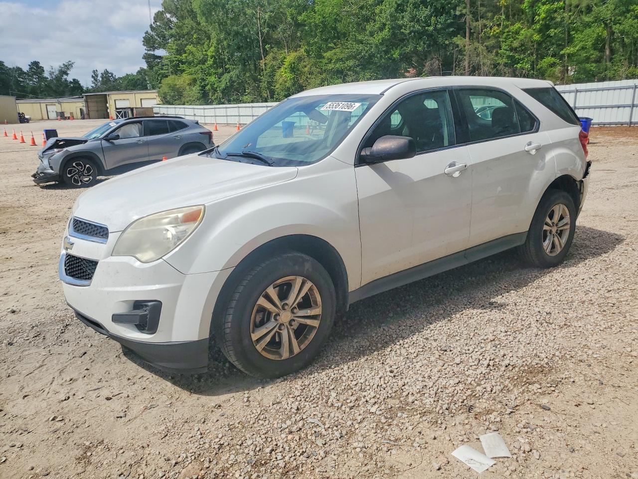 2015 Chevrolet Equinox Ls White vin: 2GNALAEK1F6104175