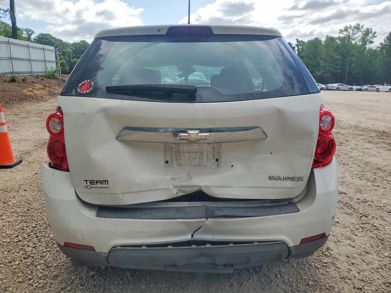 2015 Chevrolet Equinox Ls White vin: 2GNALAEK1F6104175