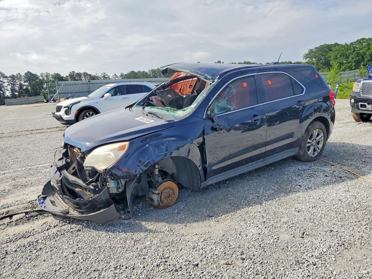 2015 Chevrolet Equinox Ls Blue vin: 2GNALAEK1F6412494