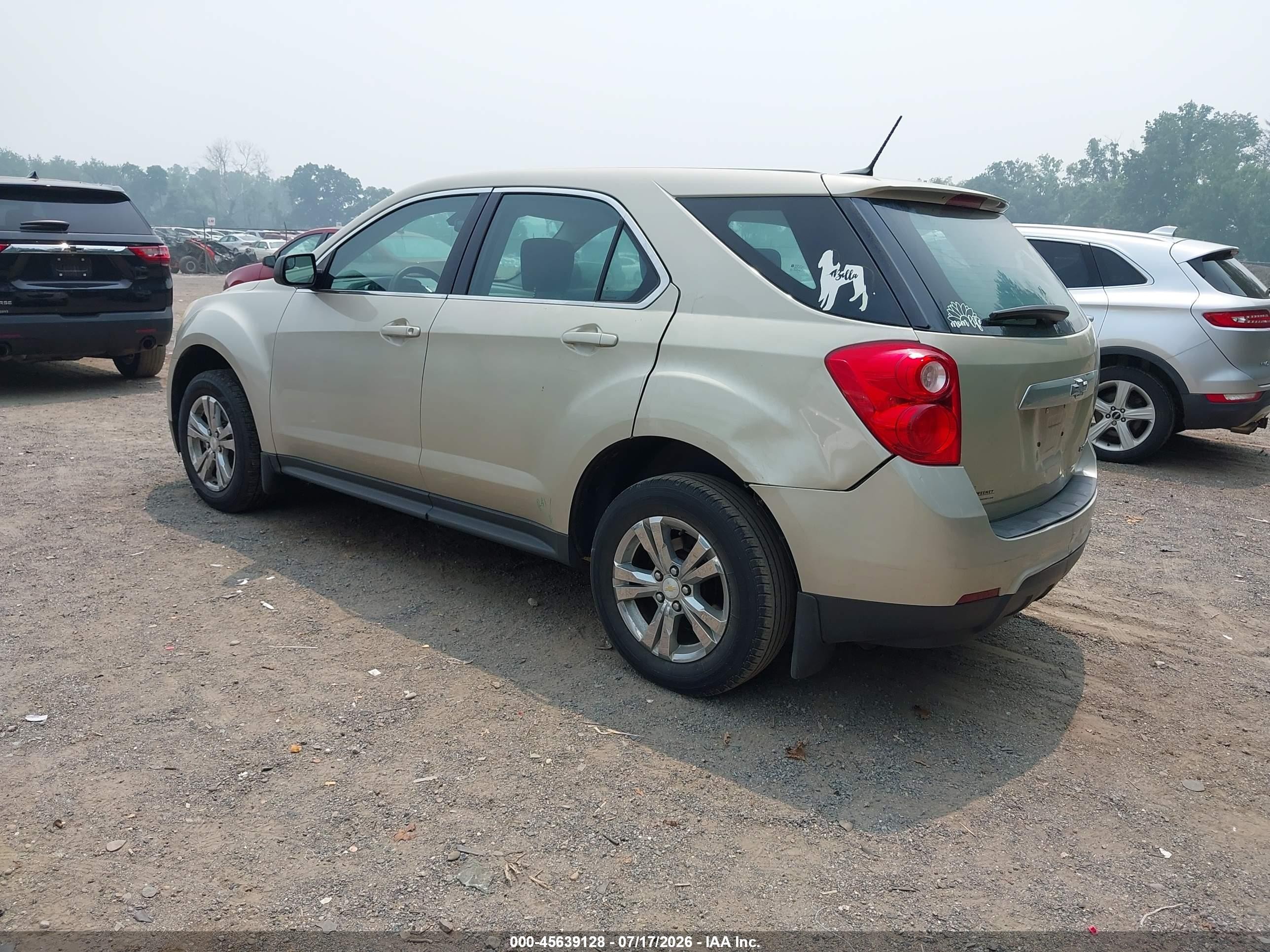 2014 Chevrolet Equinox Ls Beige vin: 2GNALAEK2E1117044