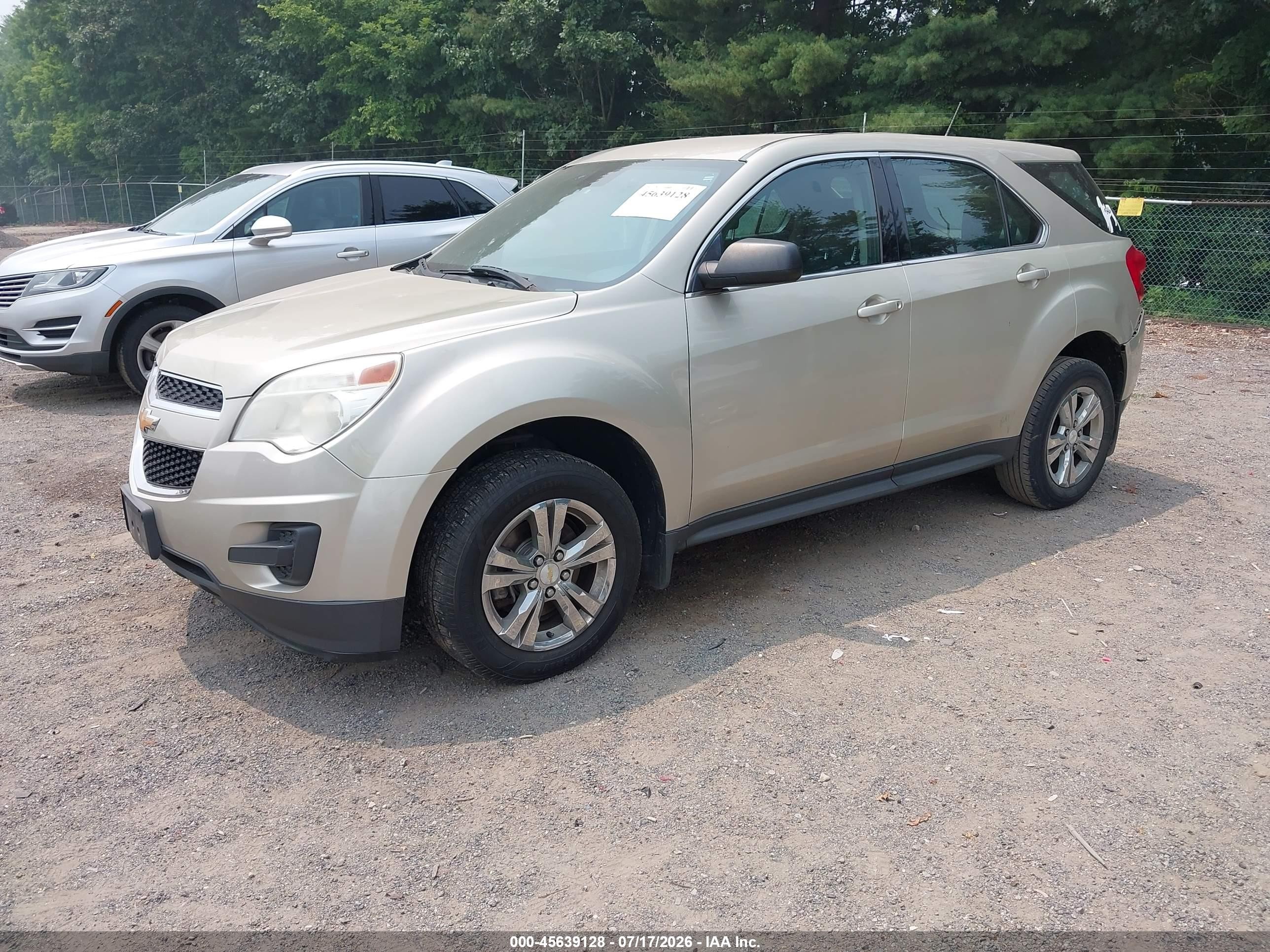 2014 Chevrolet Equinox Ls Beige vin: 2GNALAEK2E1117044
