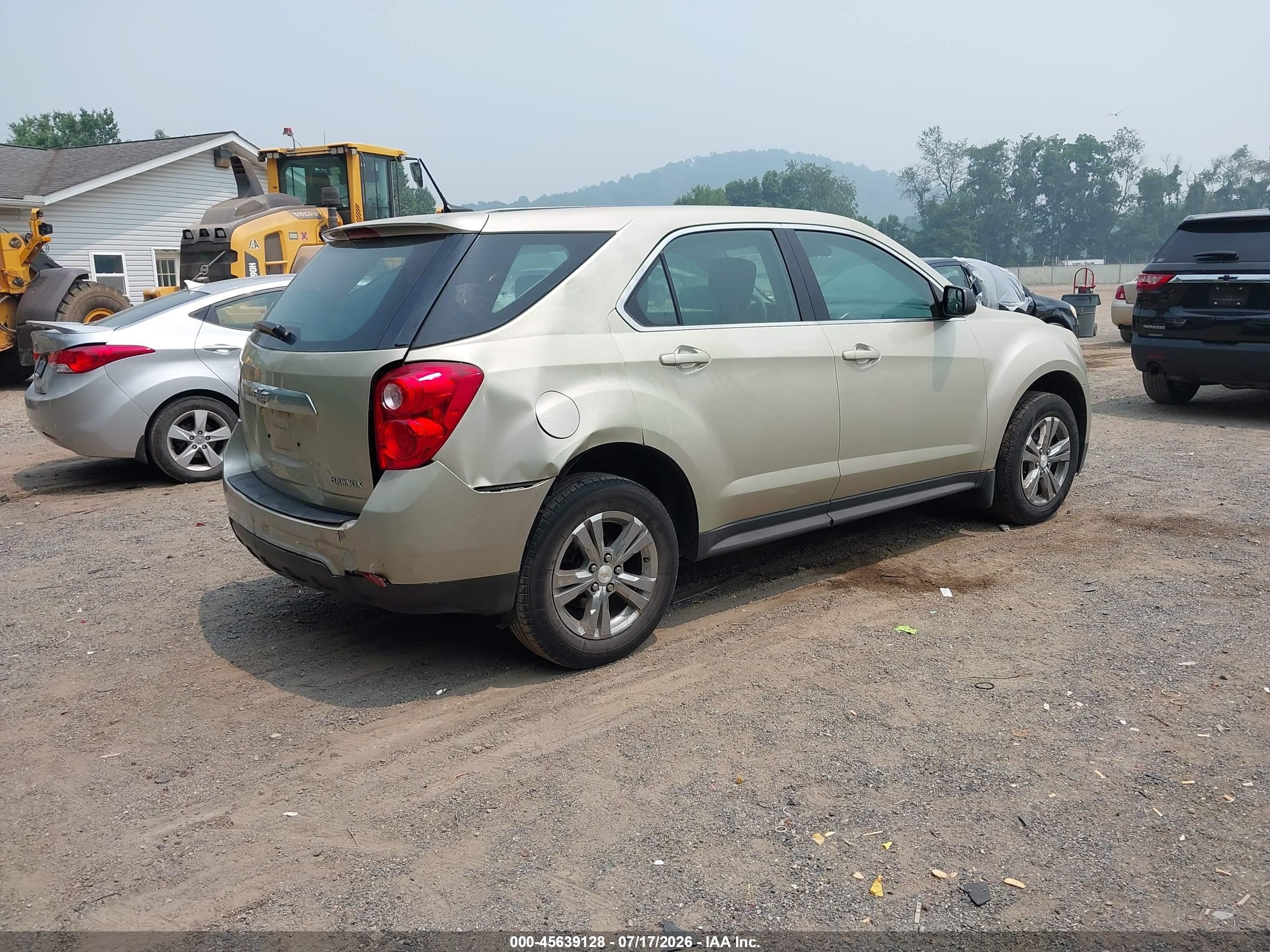 2014 Chevrolet Equinox Ls Beige vin: 2GNALAEK2E1117044