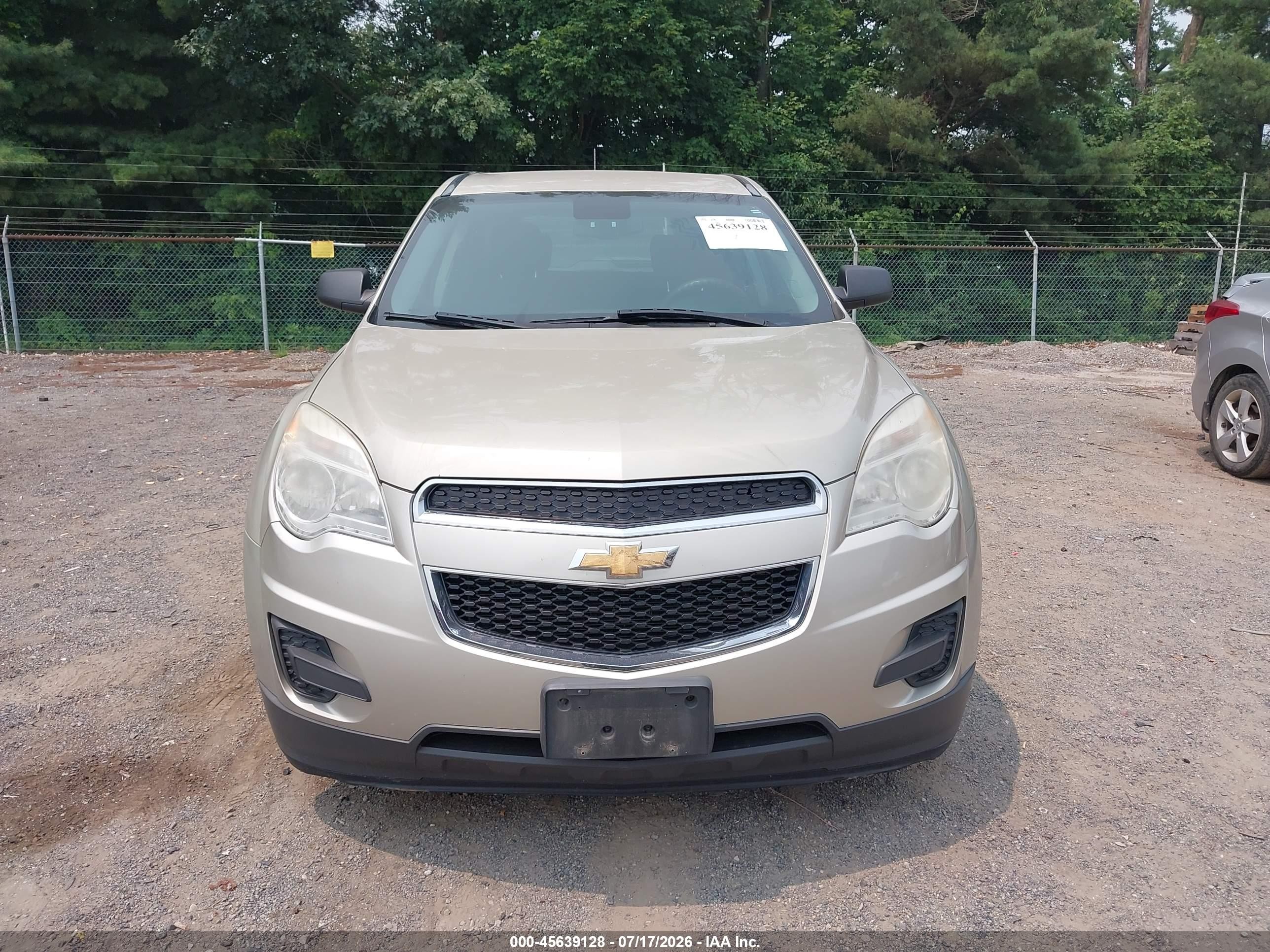 2014 Chevrolet Equinox Ls Beige vin: 2GNALAEK2E1117044