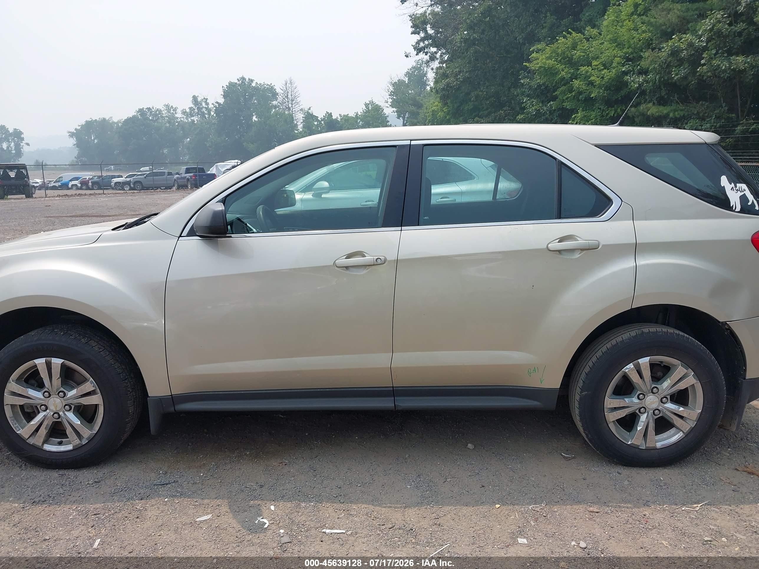 2014 Chevrolet Equinox Ls Beige vin: 2GNALAEK2E1117044