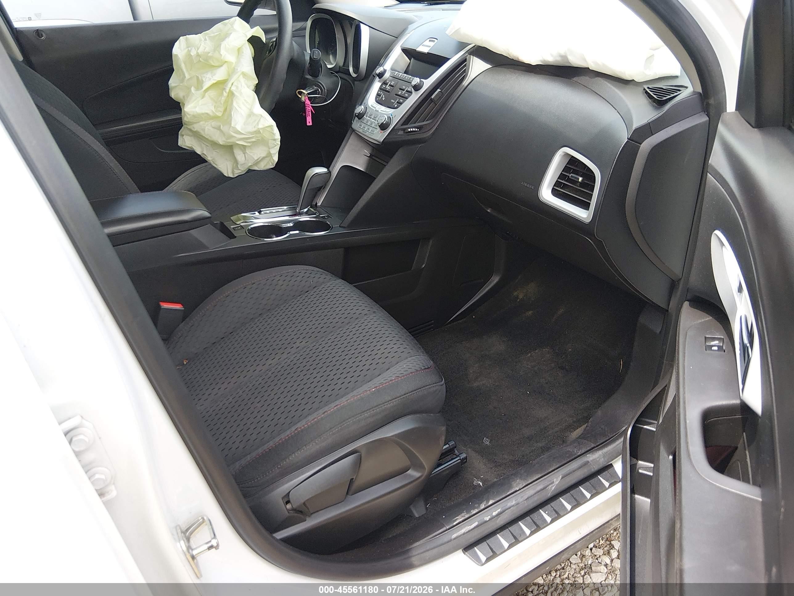 2014 Chevrolet Equinox Ls White vin: 2GNALAEK2E1118615