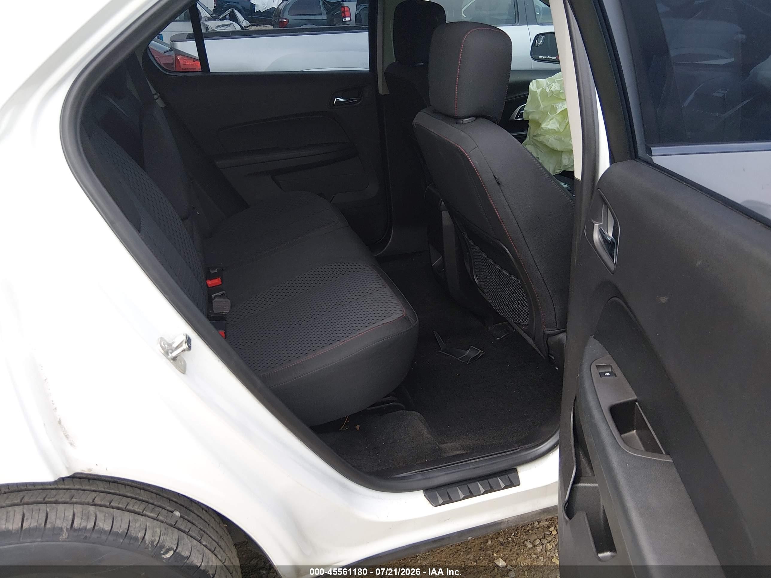 2014 Chevrolet Equinox Ls White vin: 2GNALAEK2E1118615