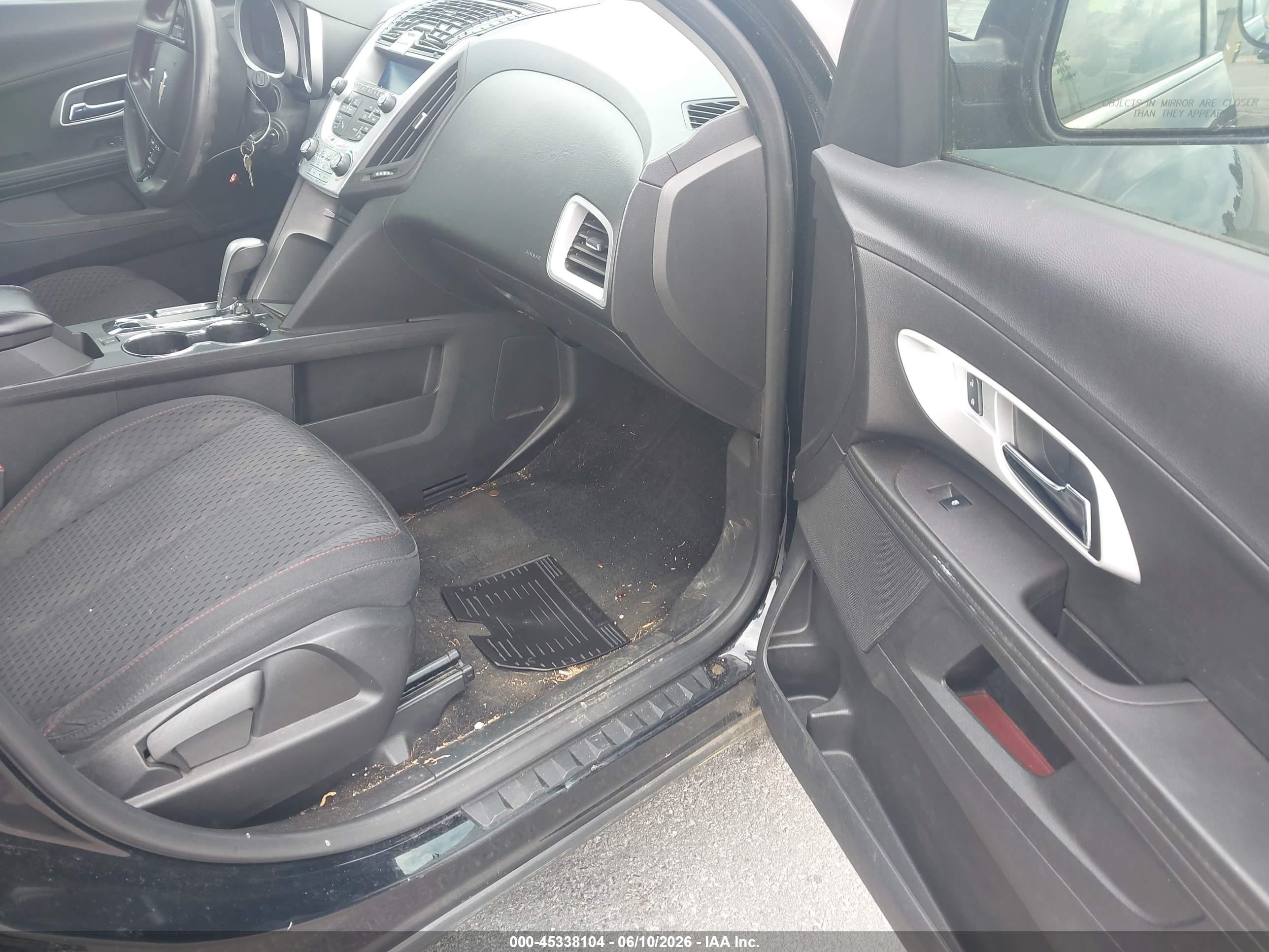 2014 Chevrolet Equinox Ls Black vin: 2GNALAEK2E1136435