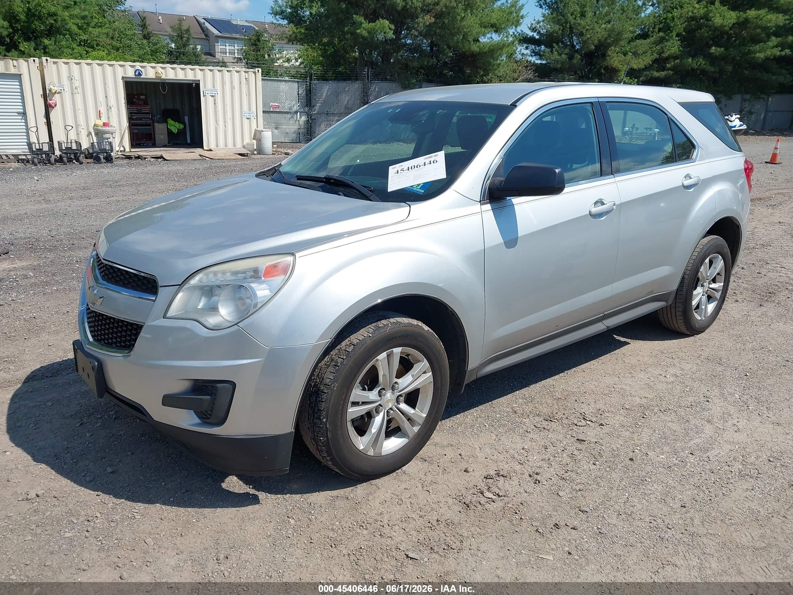2014 Chevrolet Equinox Ls Silver vin: 2GNALAEK2E1157995