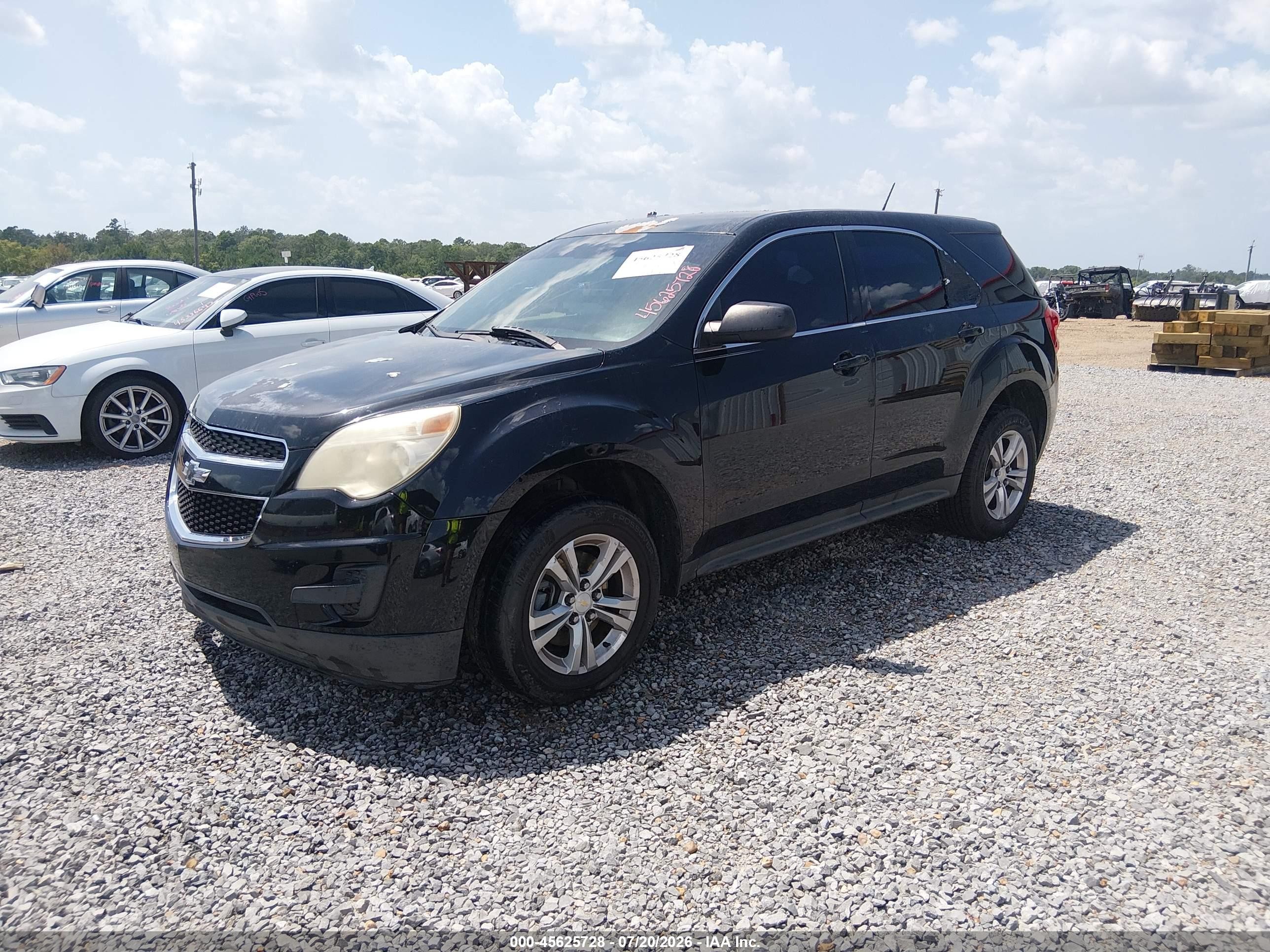 2014 Chevrolet Equinox Ls Black vin: 2GNALAEK2E6128726