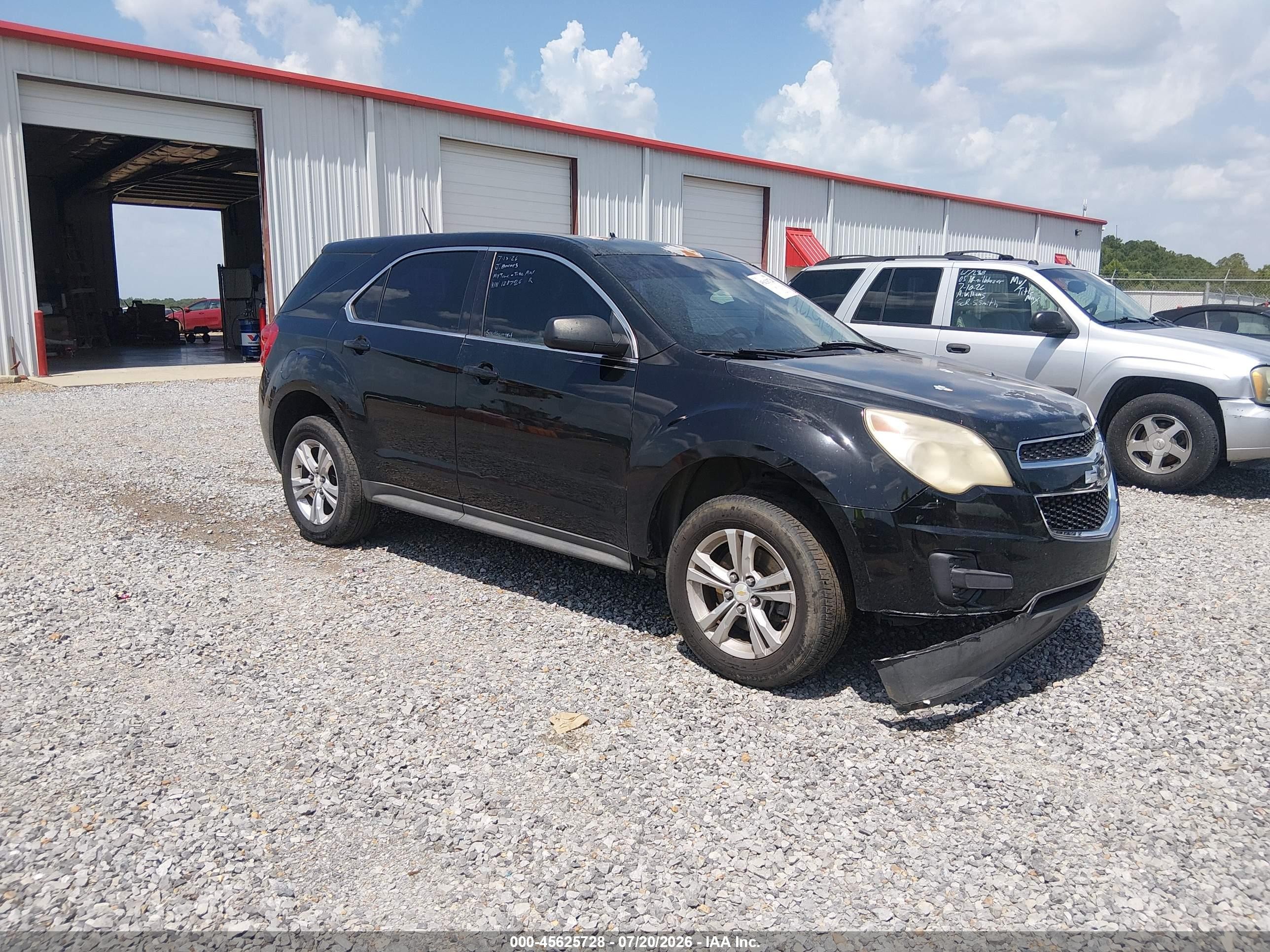 2014 Chevrolet Equinox Ls Black vin: 2GNALAEK2E6128726