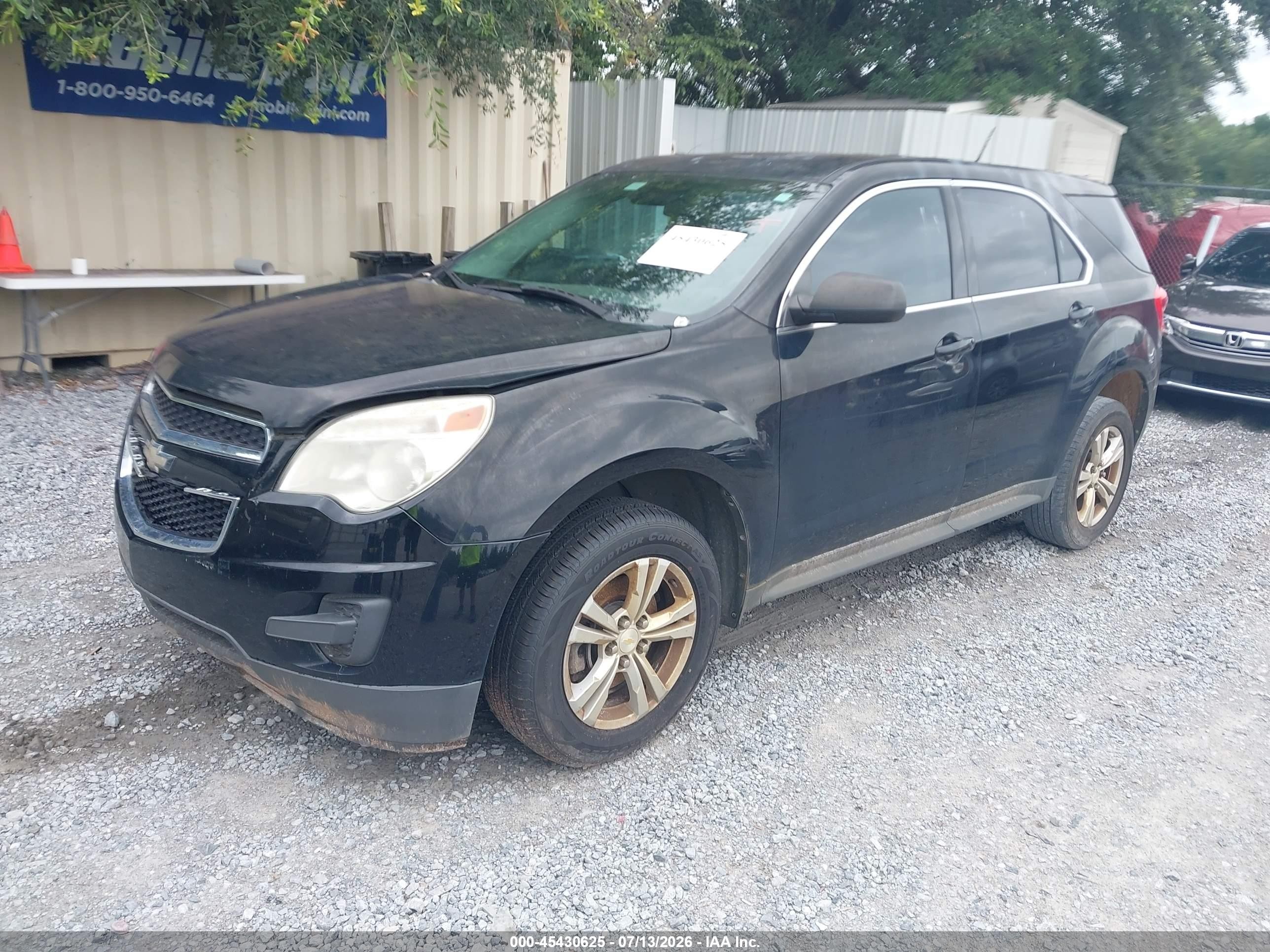 2014 Chevrolet Equinox Ls Black vin: 2GNALAEK2E6129858