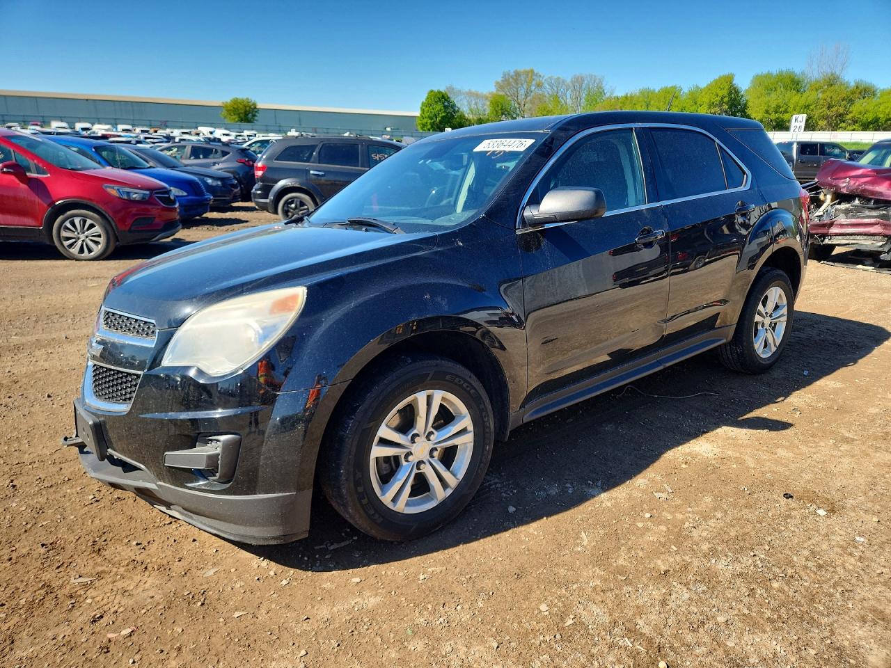 2014 Chevrolet Equinox Ls Black vin: 2GNALAEK2E6205918