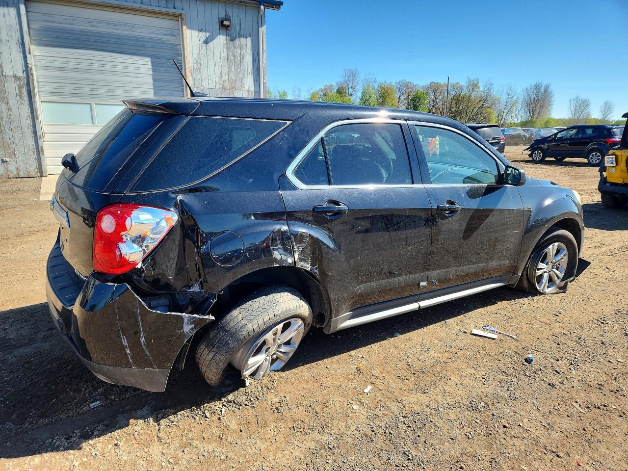 2014 Chevrolet Equinox Ls Black vin: 2GNALAEK2E6205918