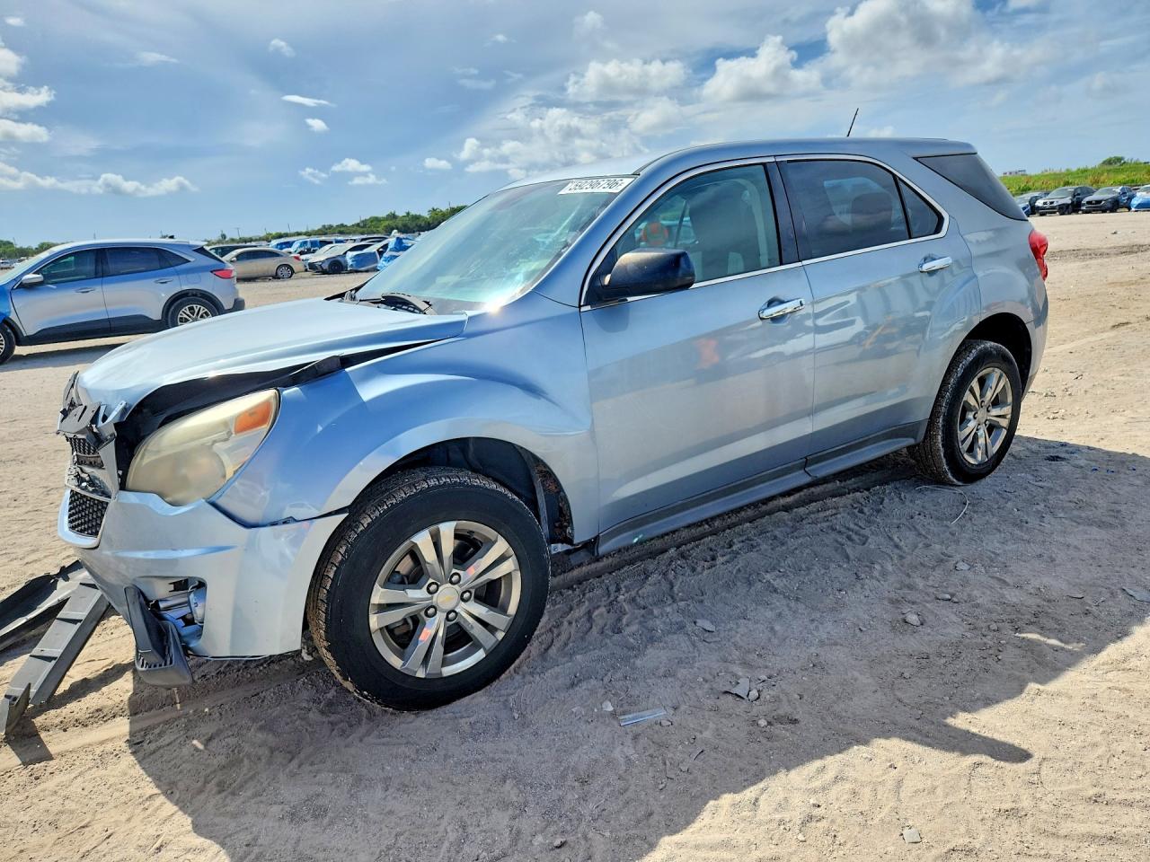 2014 Chevrolet Equinox Ls Blue vin: 2GNALAEK2E6293160