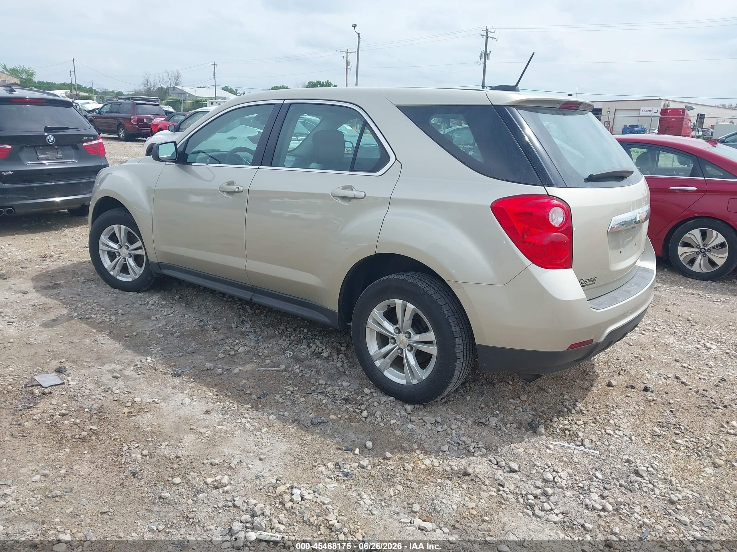 2015 Chevrolet Equinox Ls Gold vin: 2GNALAEK2F1101847