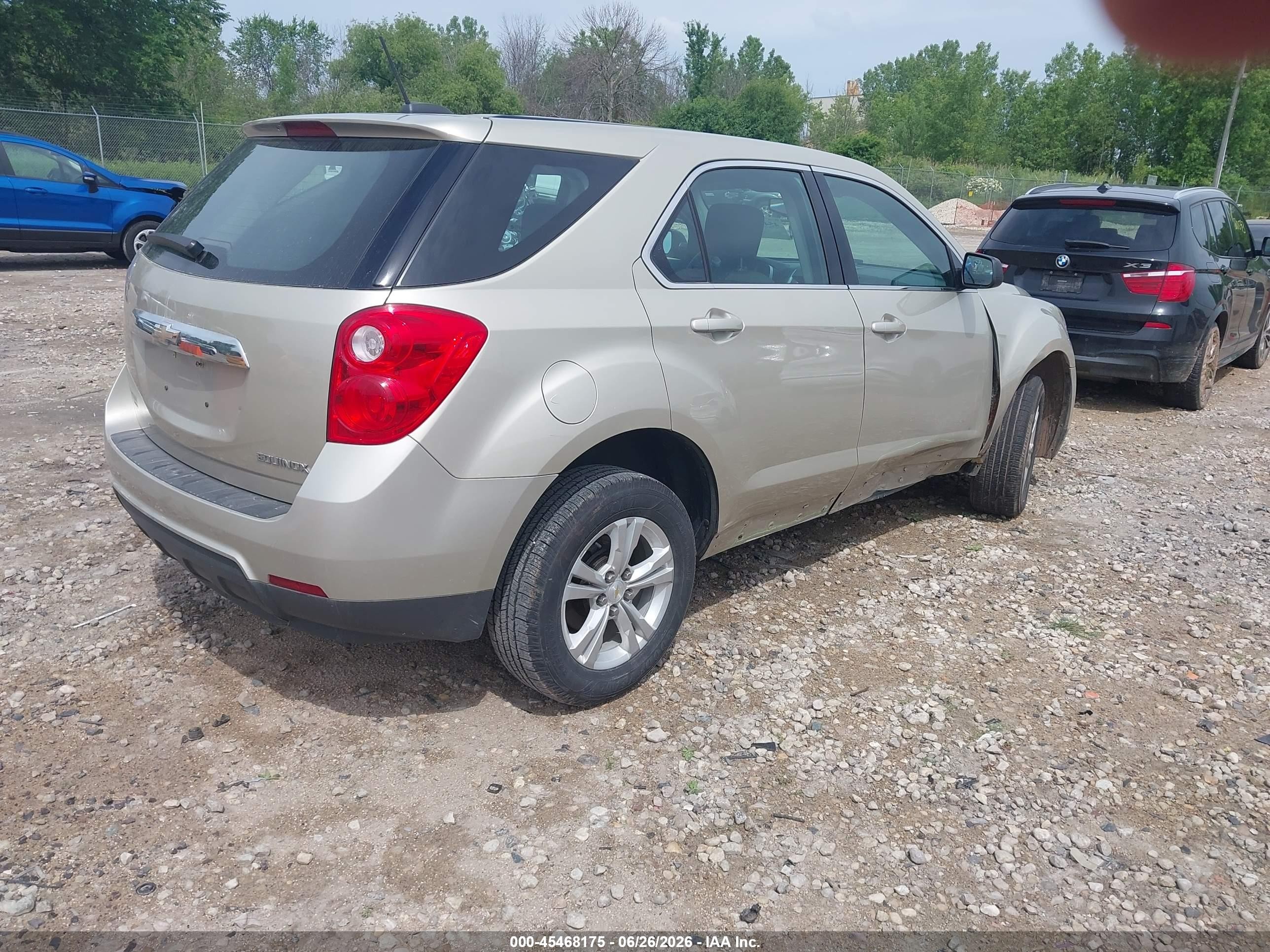2015 Chevrolet Equinox Ls Gold vin: 2GNALAEK2F1101847