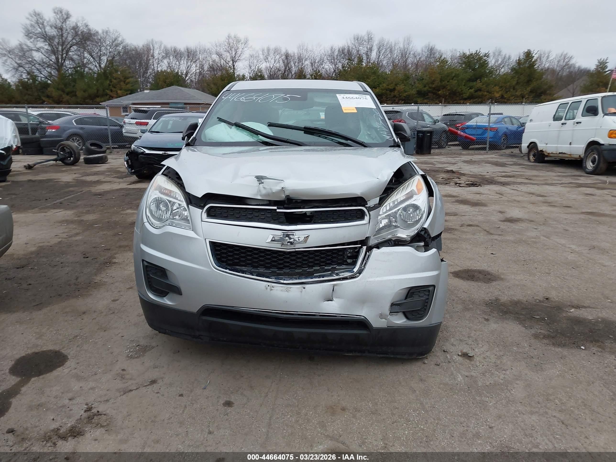 2015 Chevrolet Equinox Ls Silver vin: 2GNALAEK2F1108250