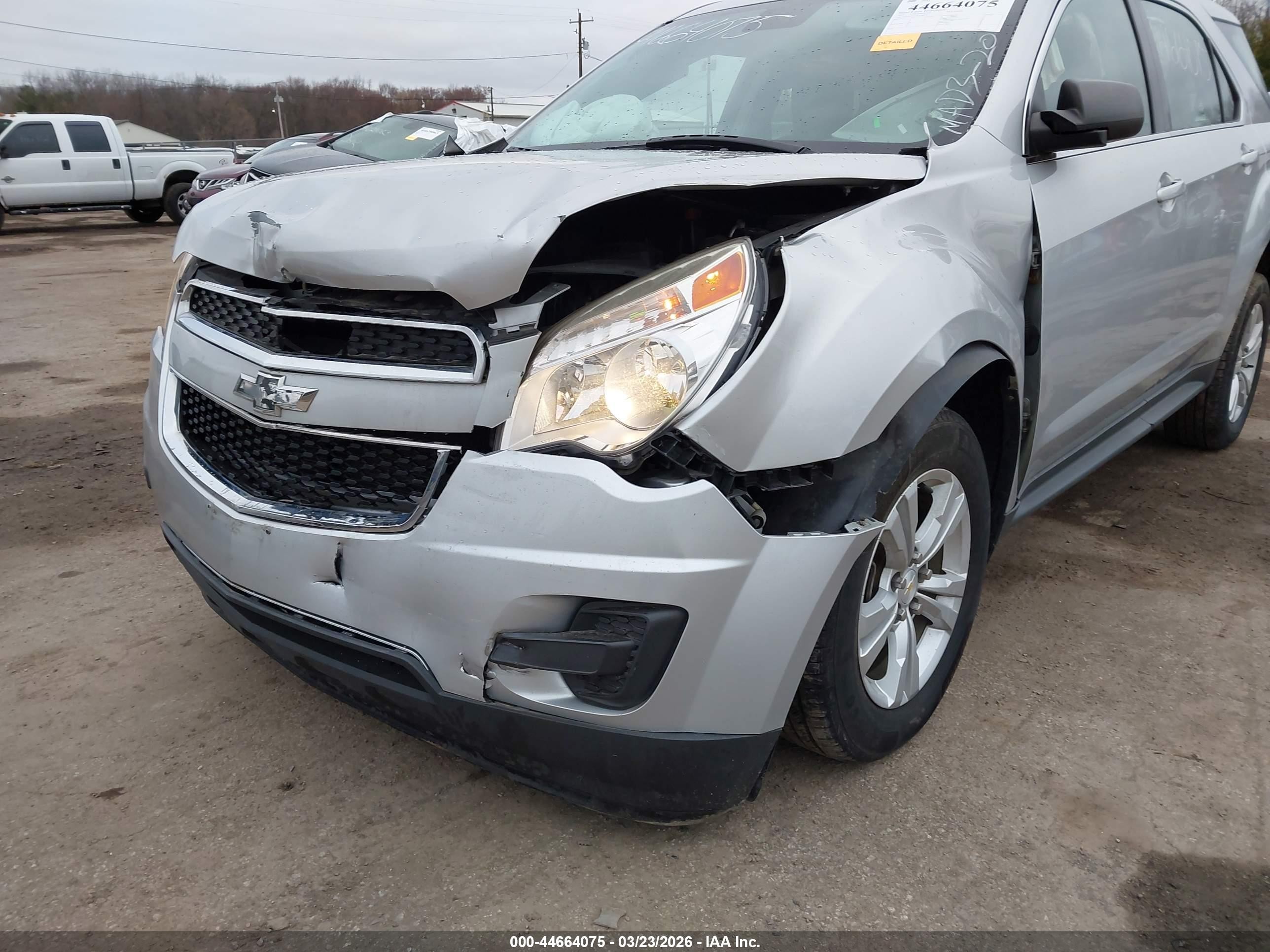 2015 Chevrolet Equinox Ls Silver vin: 2GNALAEK2F1108250