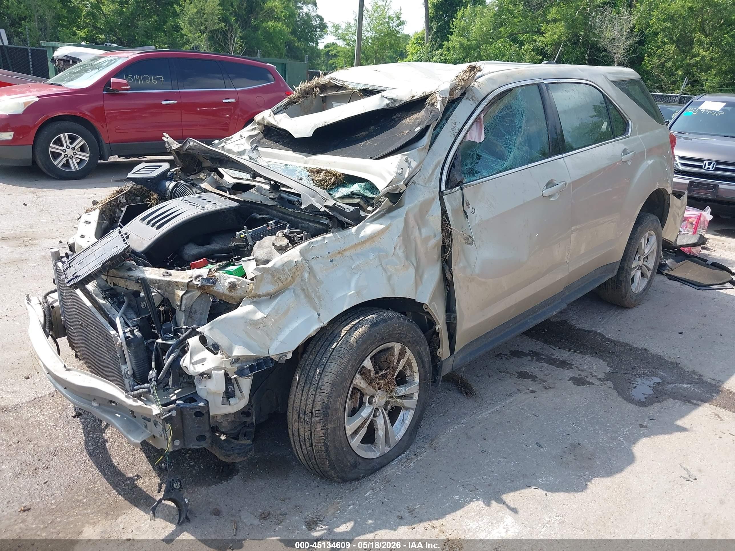 2015 Chevrolet Equinox Ls Brown vin: 2GNALAEK2F1116946
