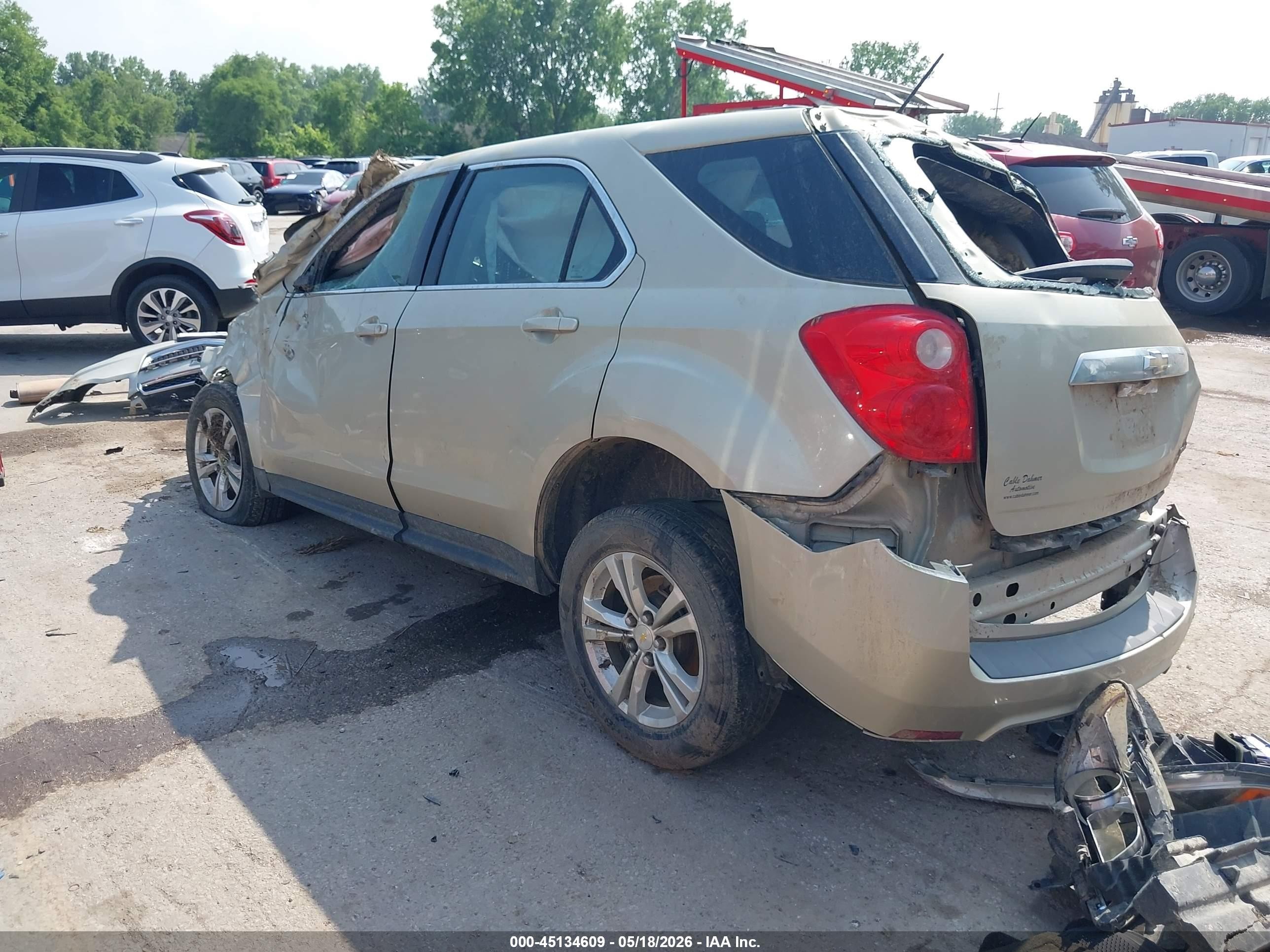 2015 Chevrolet Equinox Ls Brown vin: 2GNALAEK2F1116946