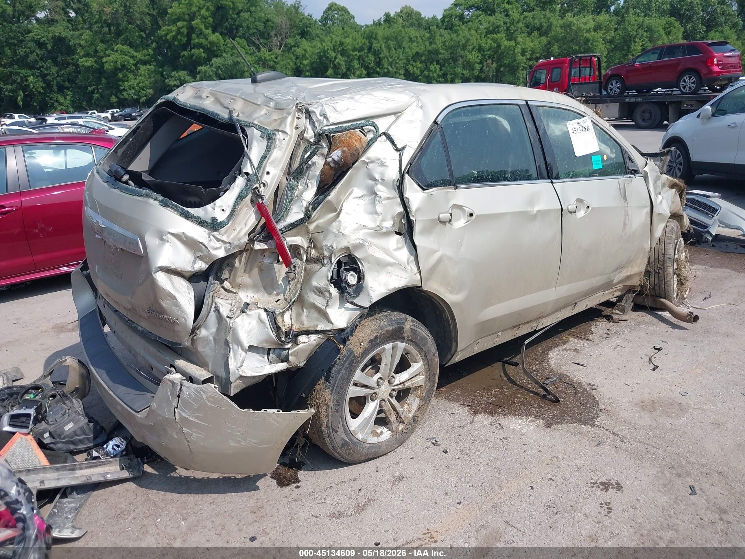 2015 Chevrolet Equinox Ls Brown vin: 2GNALAEK2F1116946