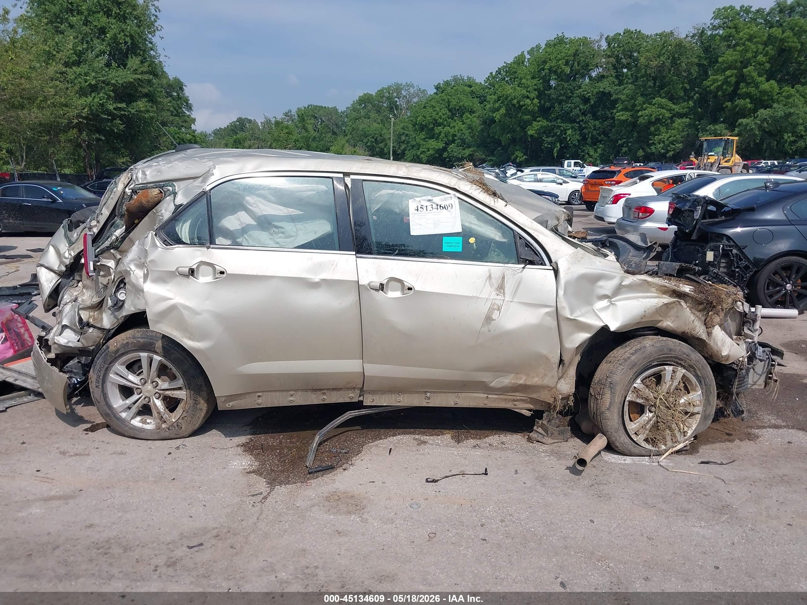 2015 Chevrolet Equinox Ls Brown vin: 2GNALAEK2F1116946