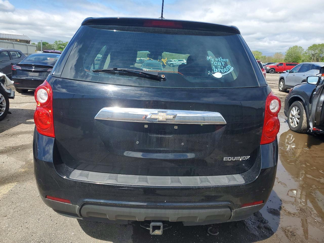 2015 Chevrolet Equinox Ls Black vin: 2GNALAEK2F1120611