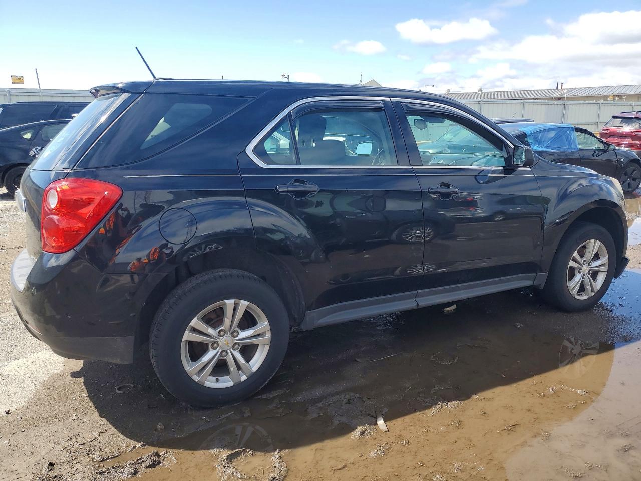 2015 Chevrolet Equinox Ls Black vin: 2GNALAEK2F1120611