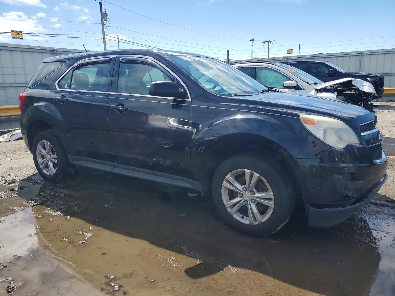 2015 Chevrolet Equinox Ls Black vin: 2GNALAEK2F1120611