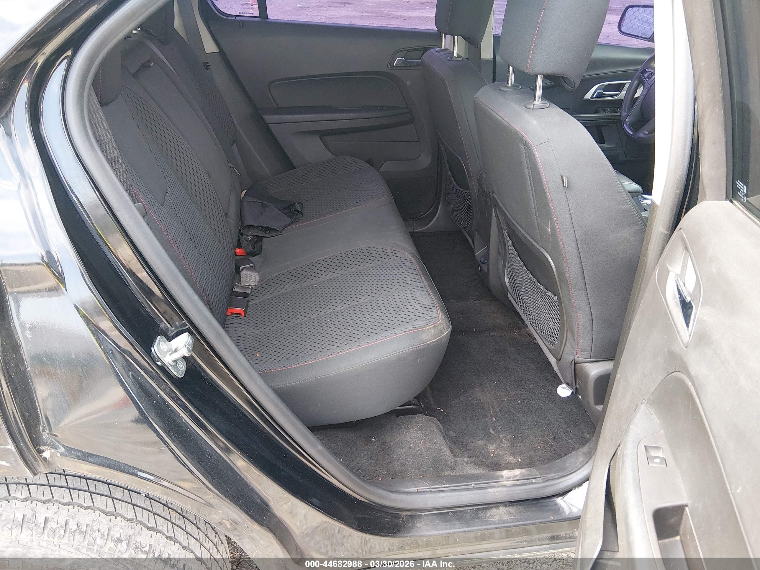 2015 Chevrolet Equinox Ls Black vin: 2GNALAEK2F1125209
