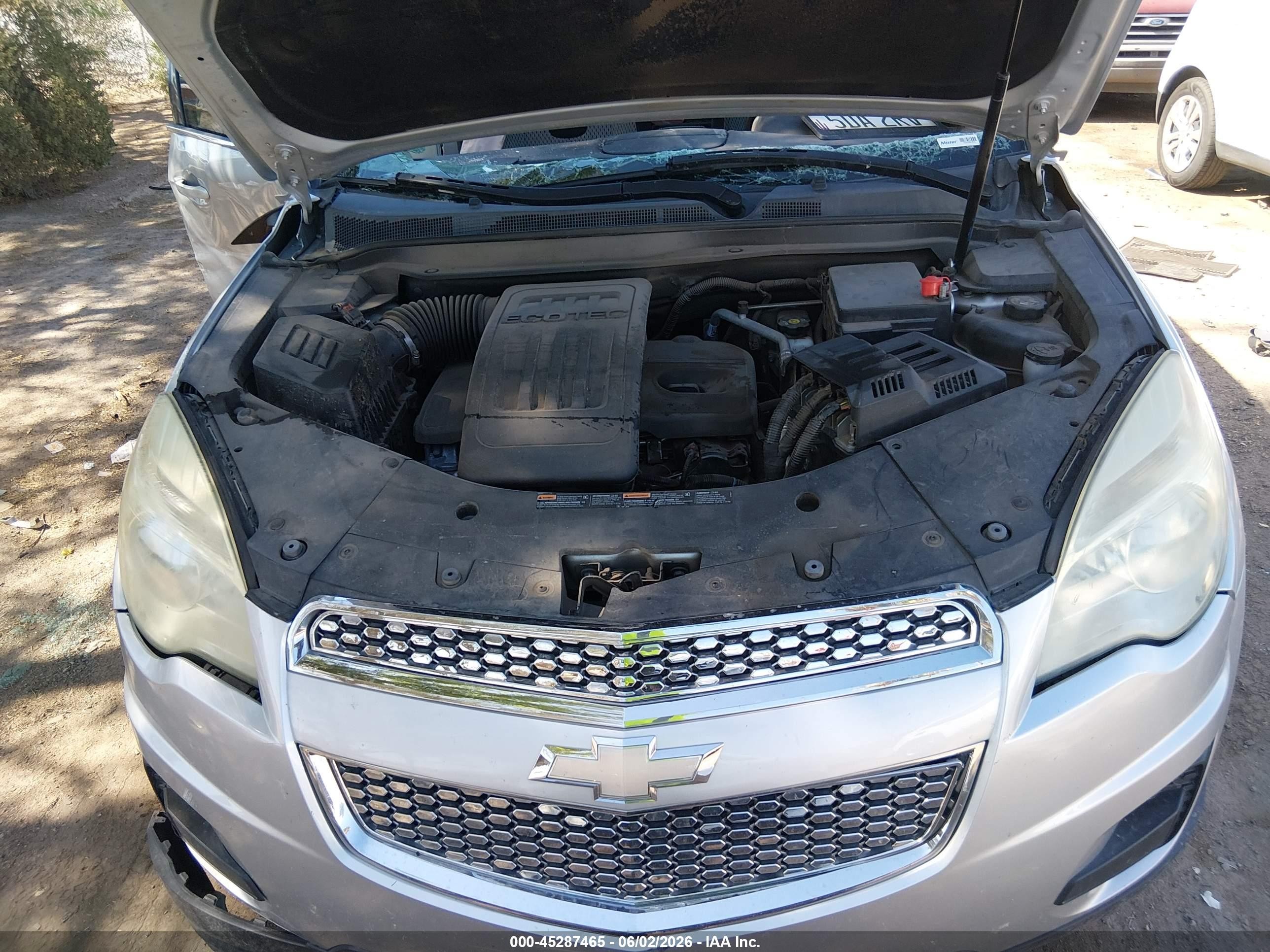 2015 Chevrolet Equinox Ls Silver vin: 2GNALAEK2F1128756