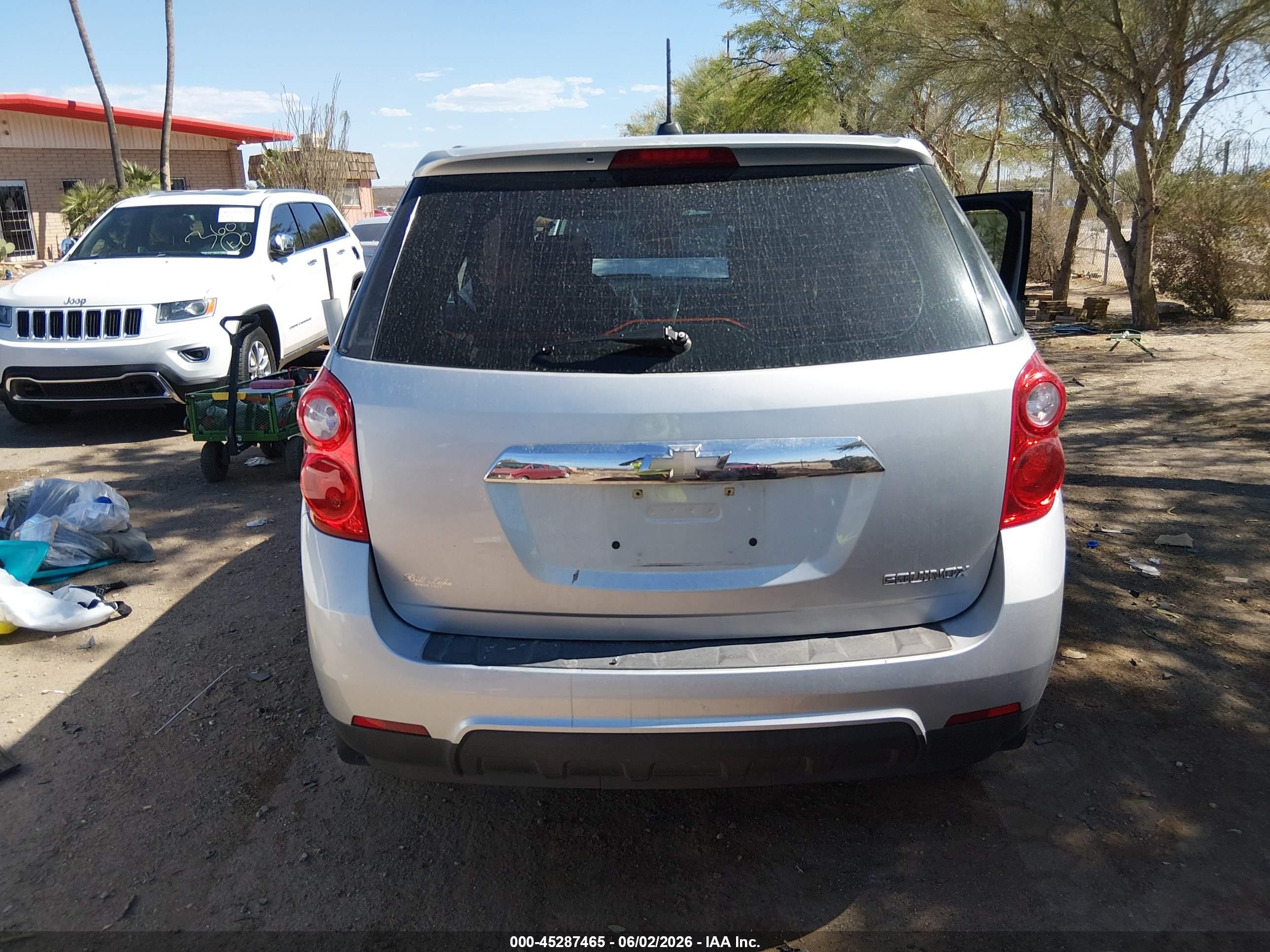 2015 Chevrolet Equinox Ls Silver vin: 2GNALAEK2F1128756