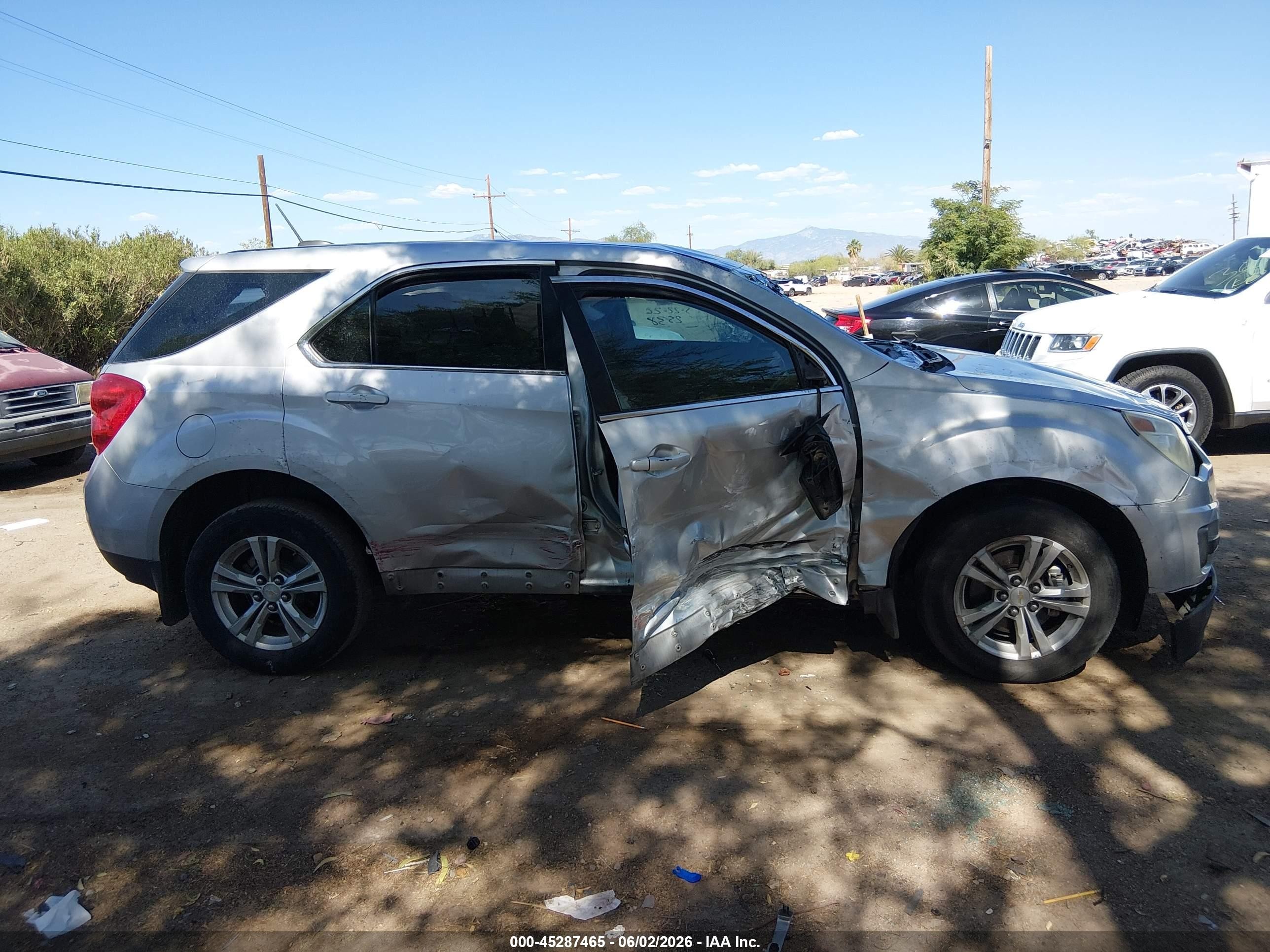 2015 Chevrolet Equinox Ls Silver vin: 2GNALAEK2F1128756
