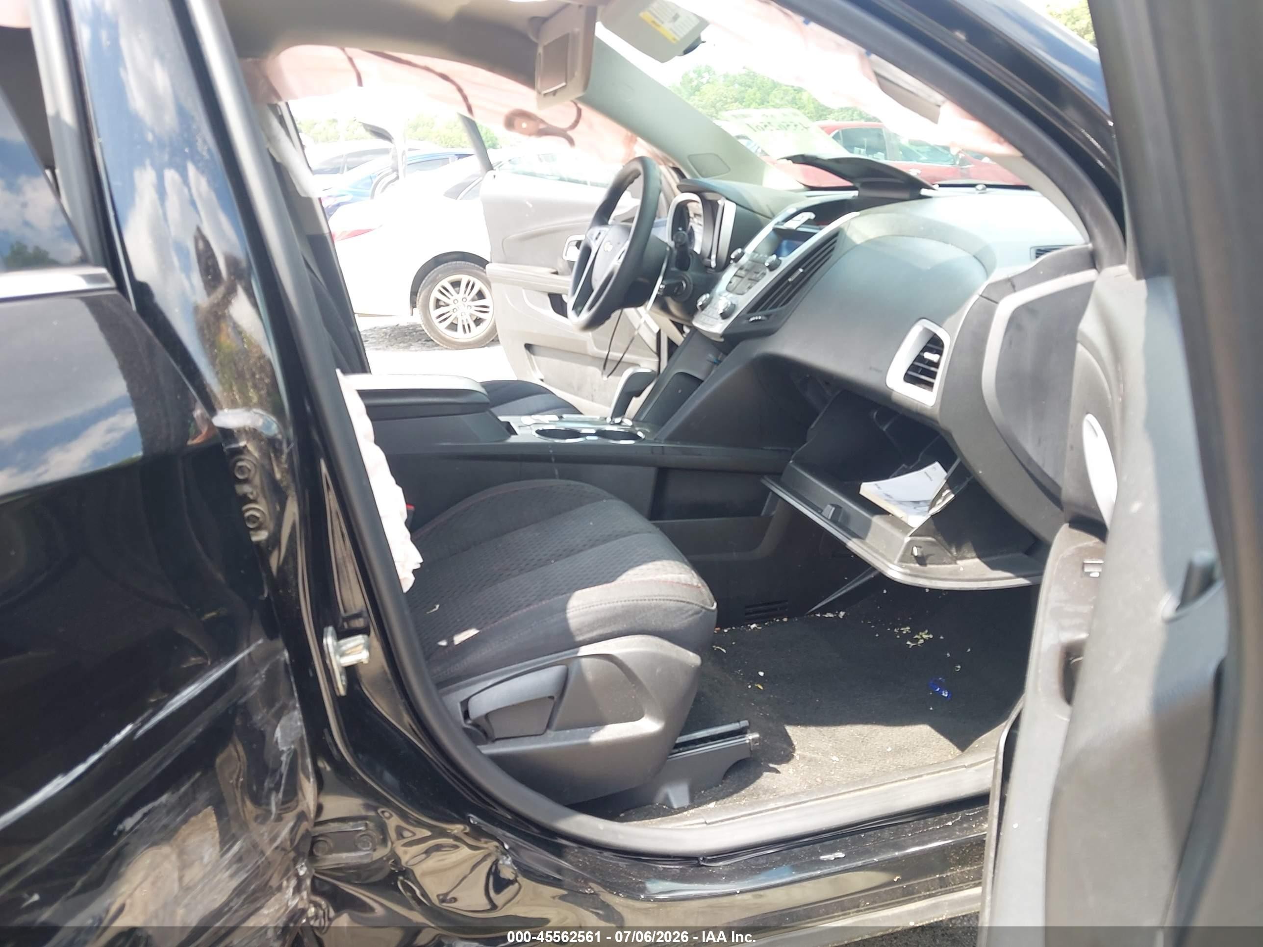2015 Chevrolet Equinox Ls Black vin: 2GNALAEK2F1161157
