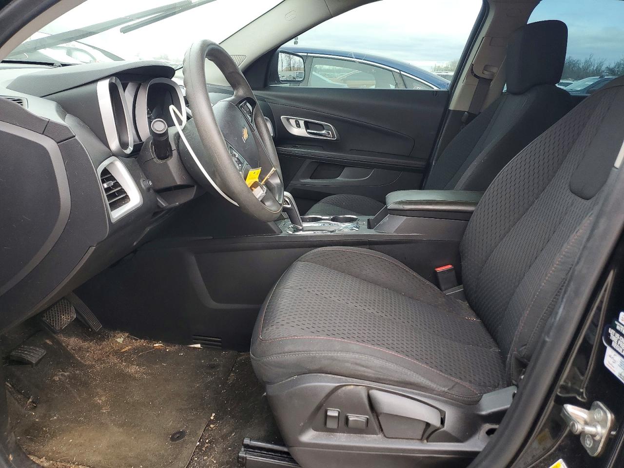 2015 Chevrolet Equinox Ls Black vin: 2GNALAEK2F1163166