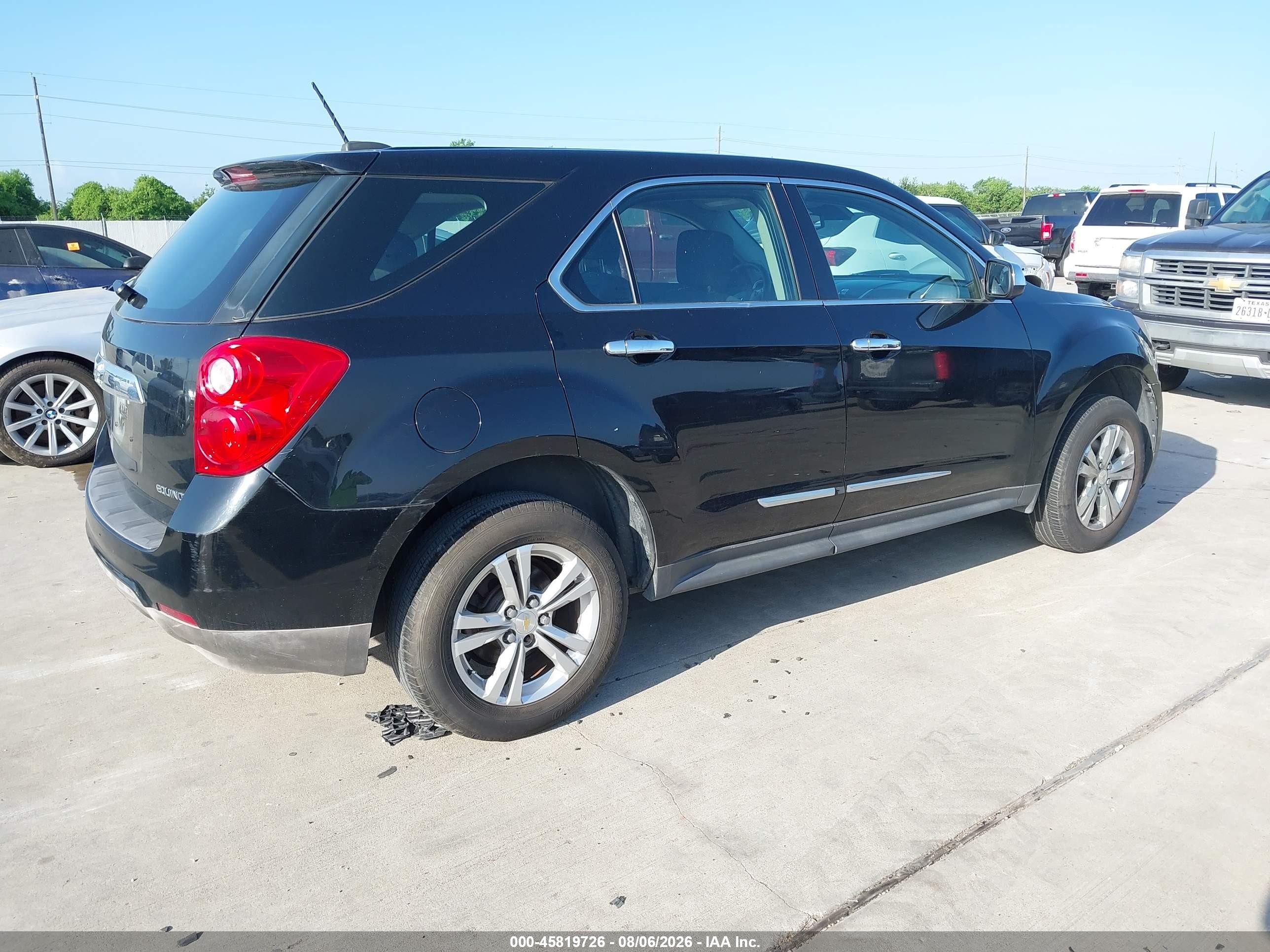 2015 Chevrolet Equinox Ls Черный vin: 2GNALAEK2F6151473
