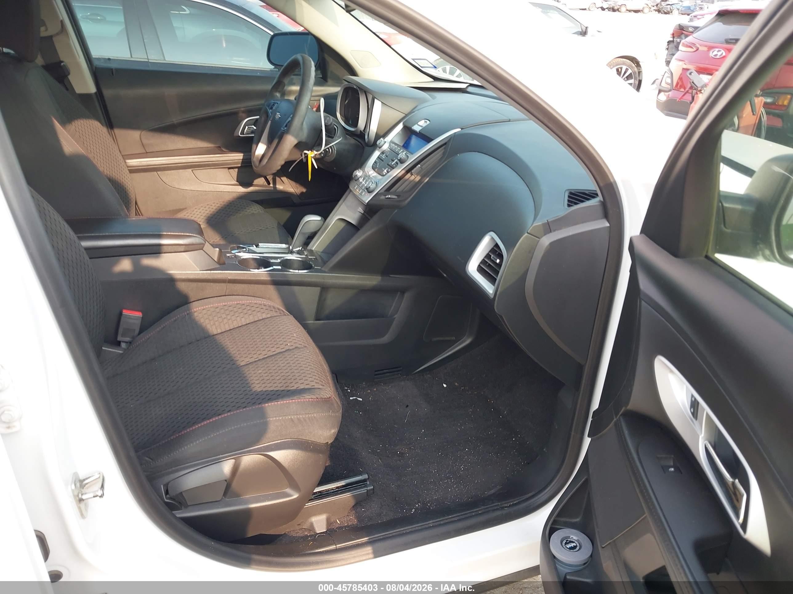 2015 Chevrolet Equinox Ls White vin: 2GNALAEK2F6435881
