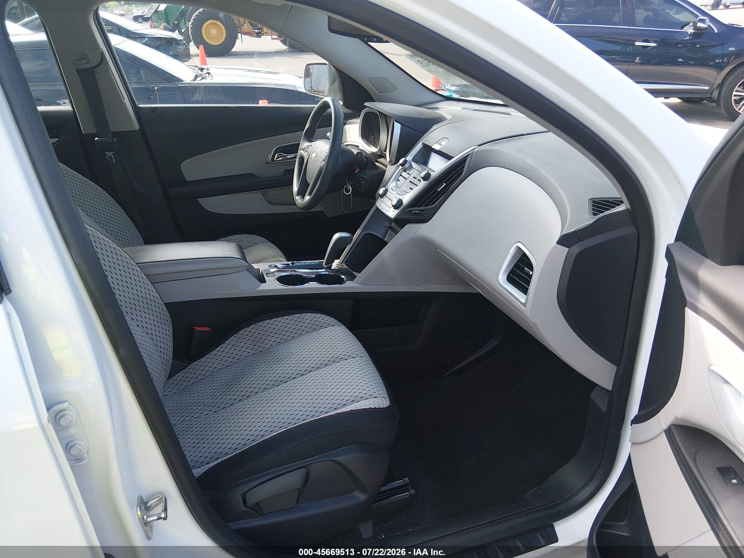 2014 Chevrolet Equinox Ls White vin: 2GNALAEK3E1144284